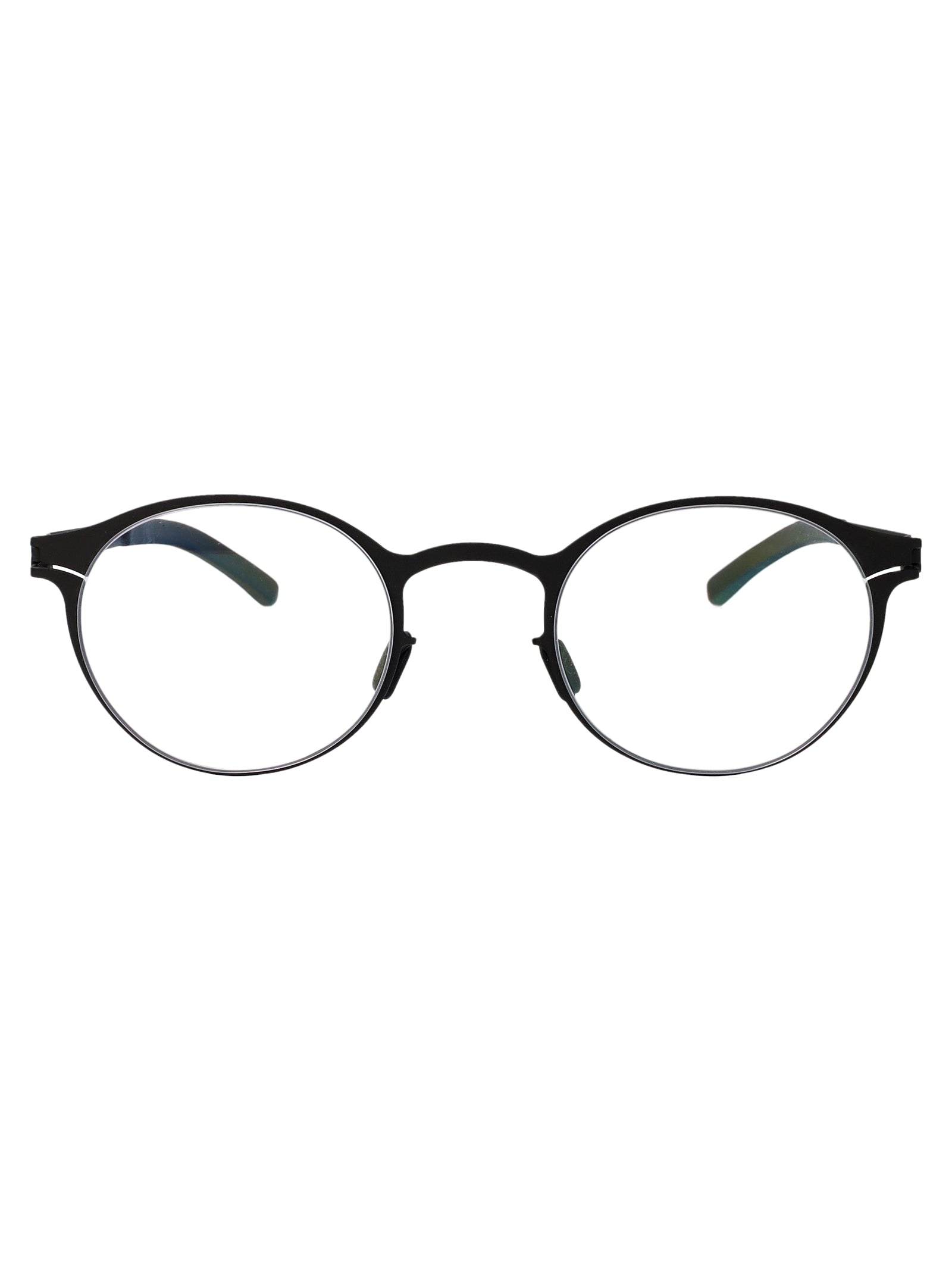Black Clear Metal Glasses