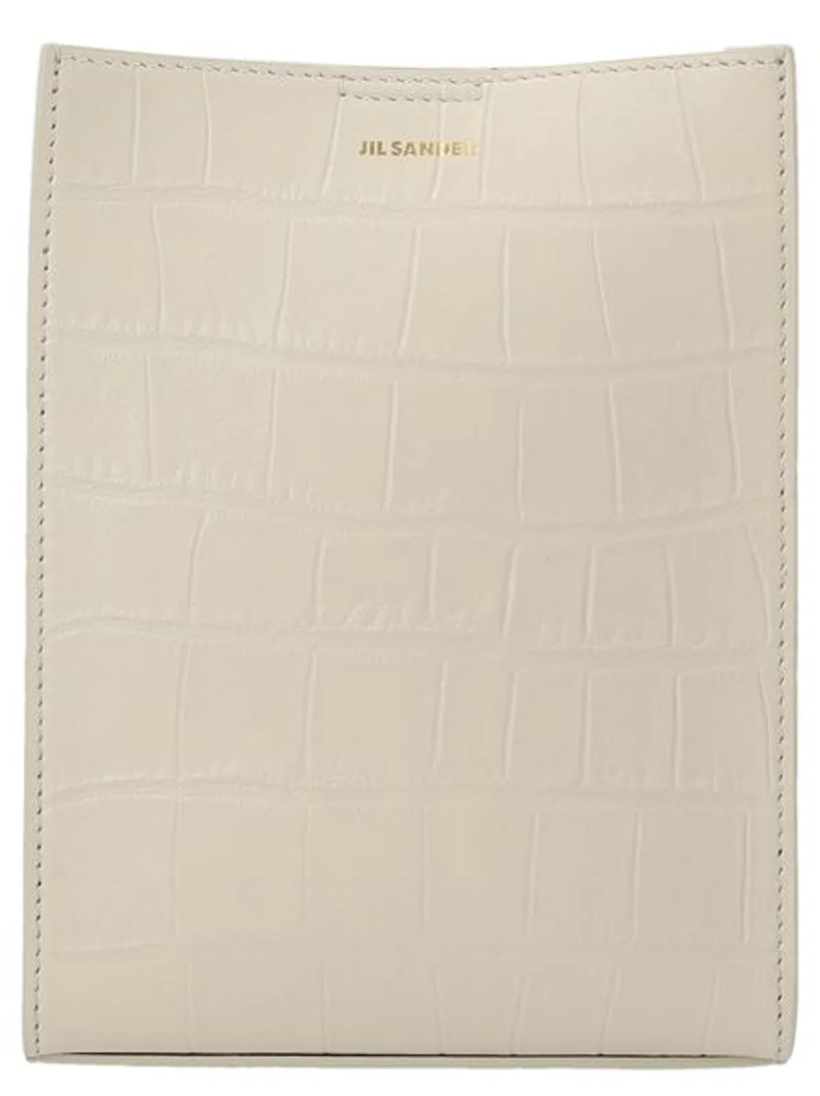 Ivory Leather Shoulder Bag