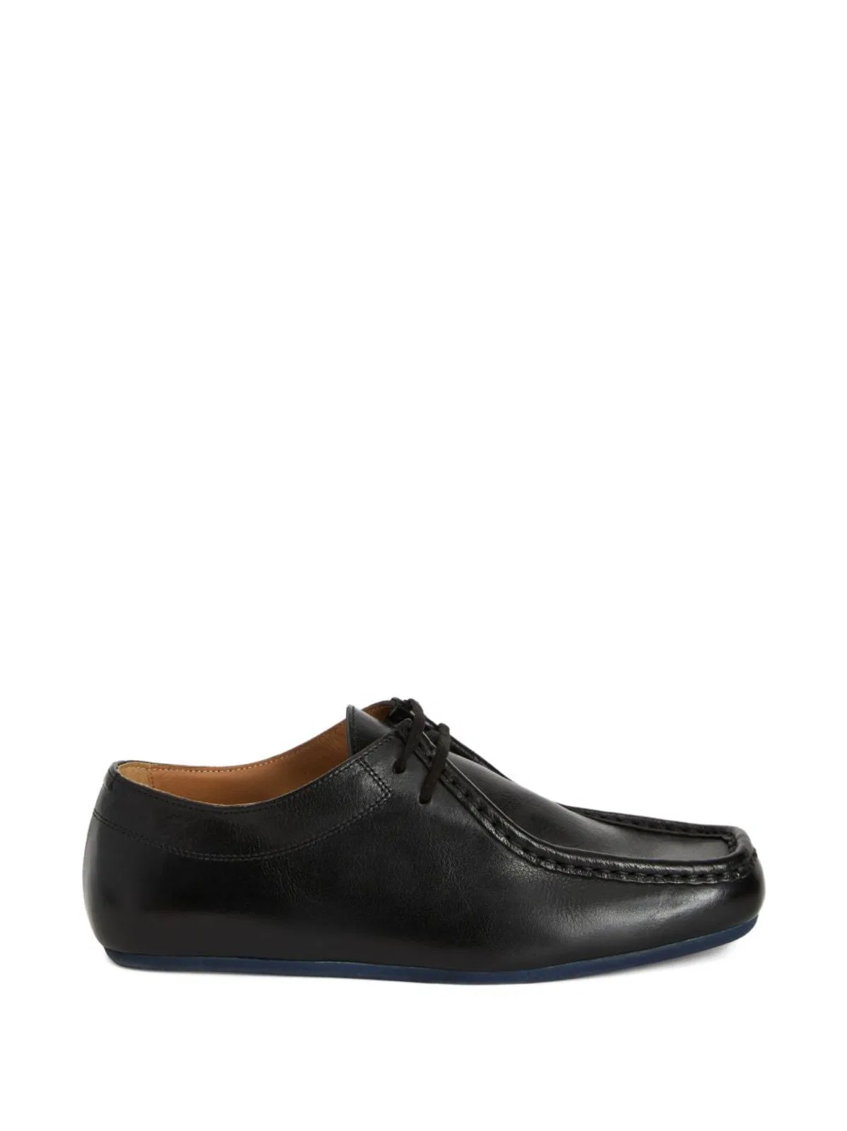 Black Buffalo Leather Moccasins