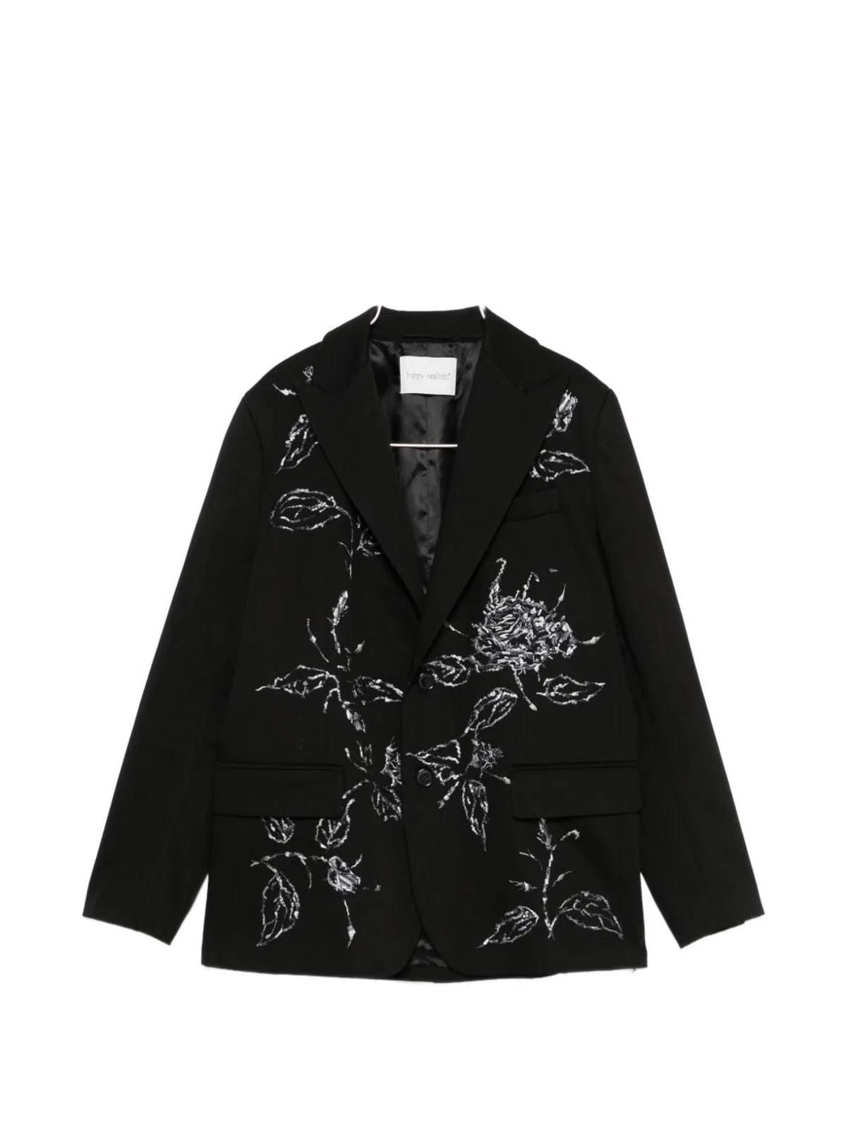 Cotton Single-Breasted Blazer Jacket