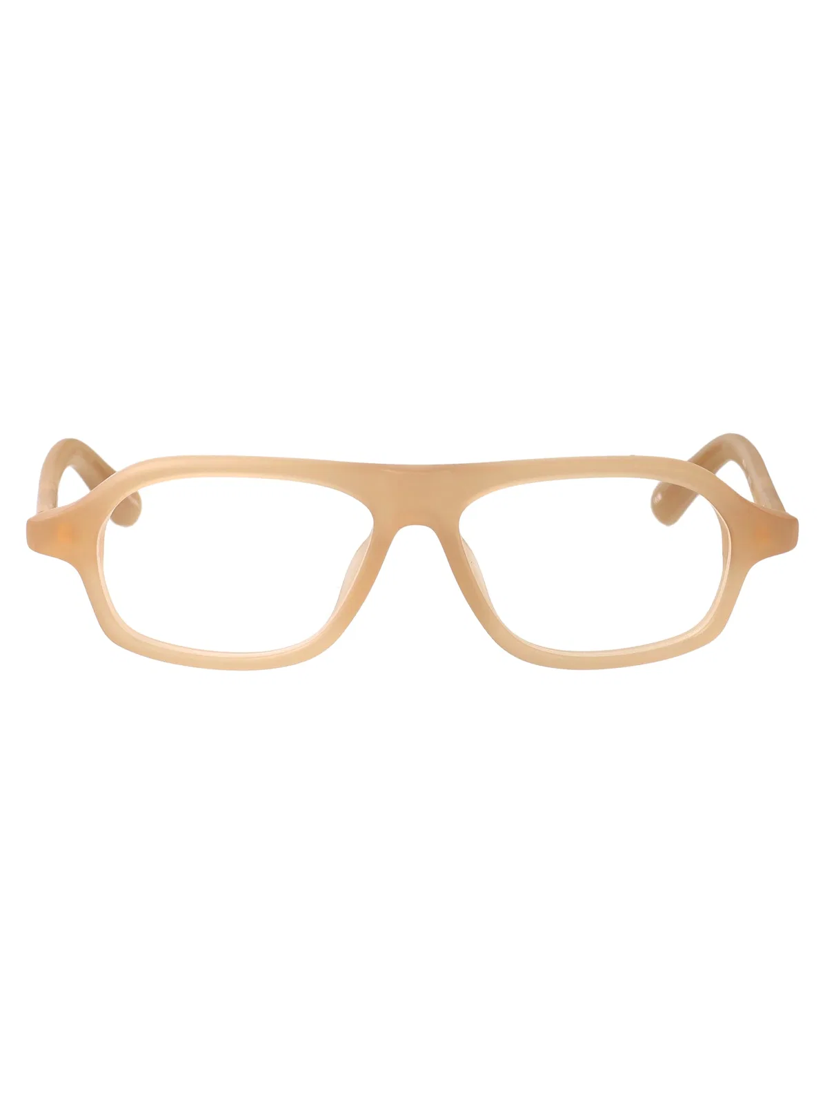 Matt Milky Brown/ Gold/ Optical Acetate Glasses