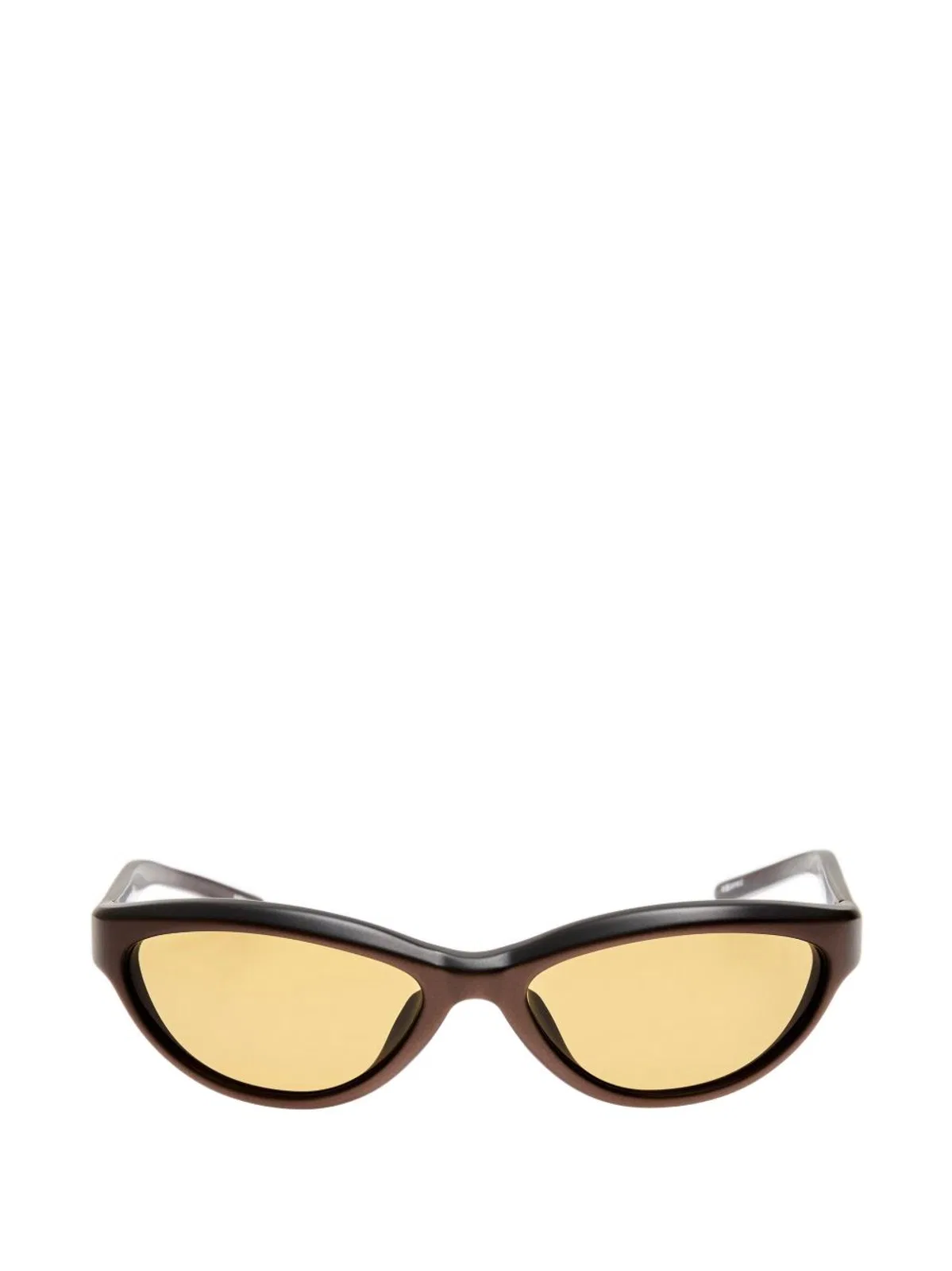 Brown Silver Amber Acetate Sunglasses
