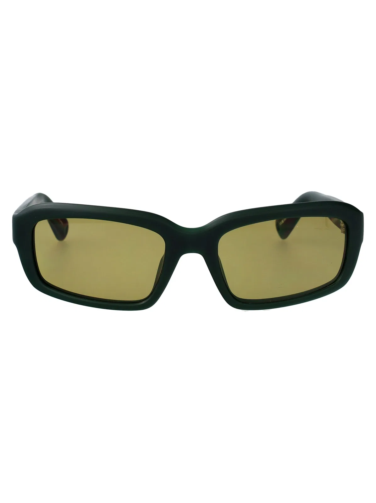 Matt Green/ Matt Silver/ Green Acetate Sunglasses