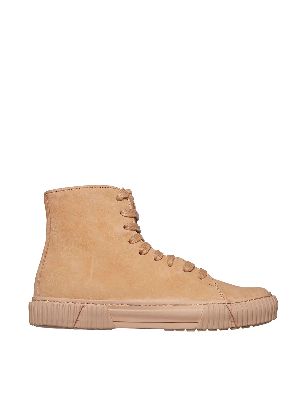 Laced High Sneaker With Zip
