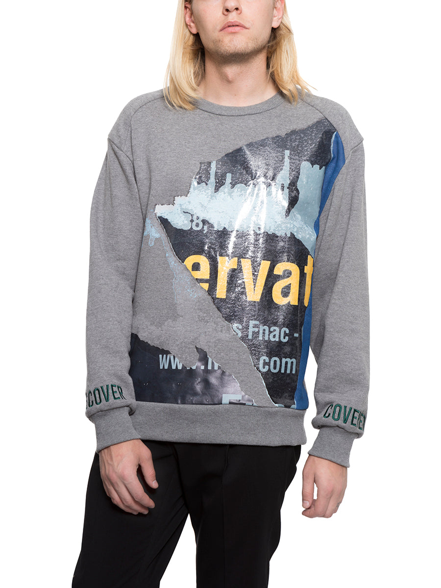 Sweatshirt With Embroidered Printing