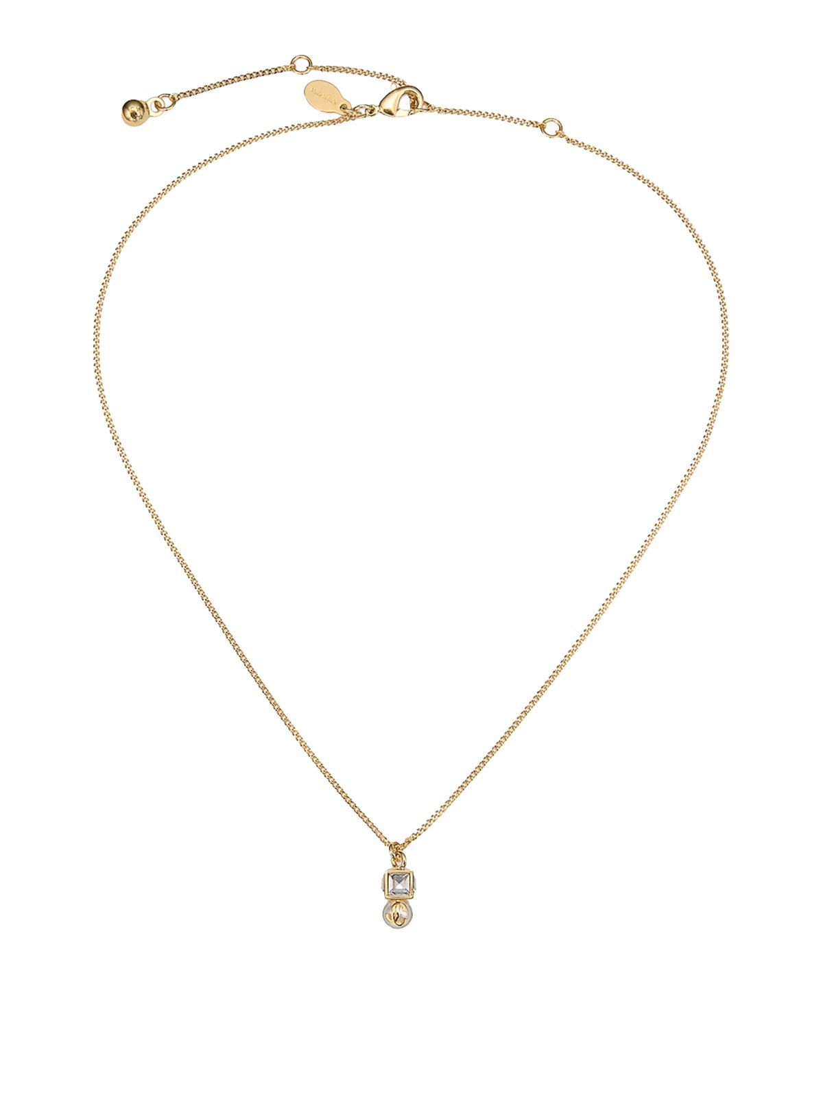 Jc Pearl Cube Necklace