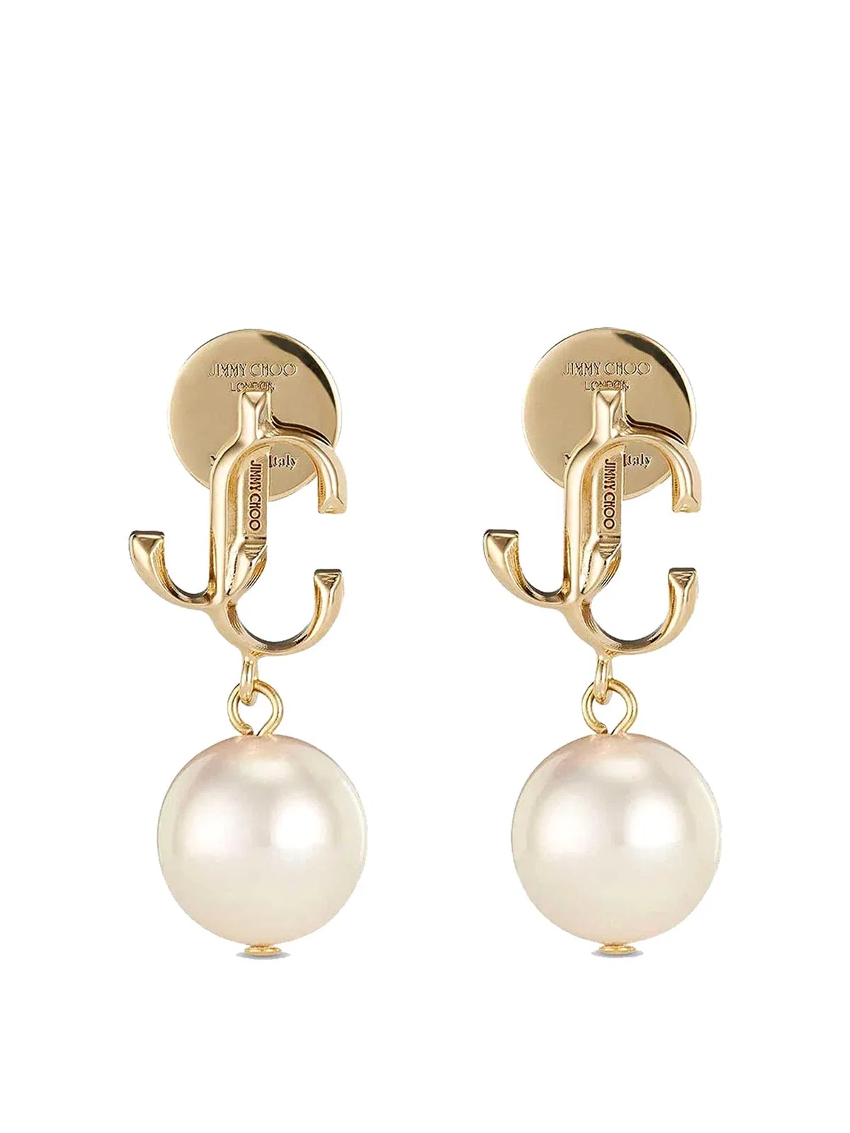 Gold Pearl Earrings
