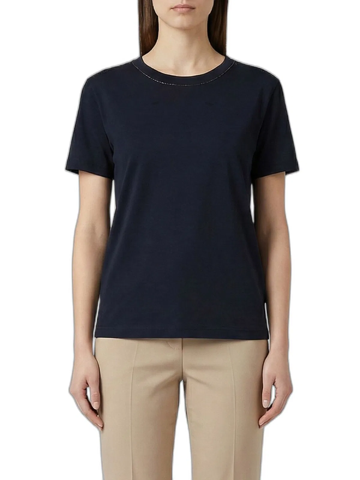 Jersey T-Shirt With Luminous Thread