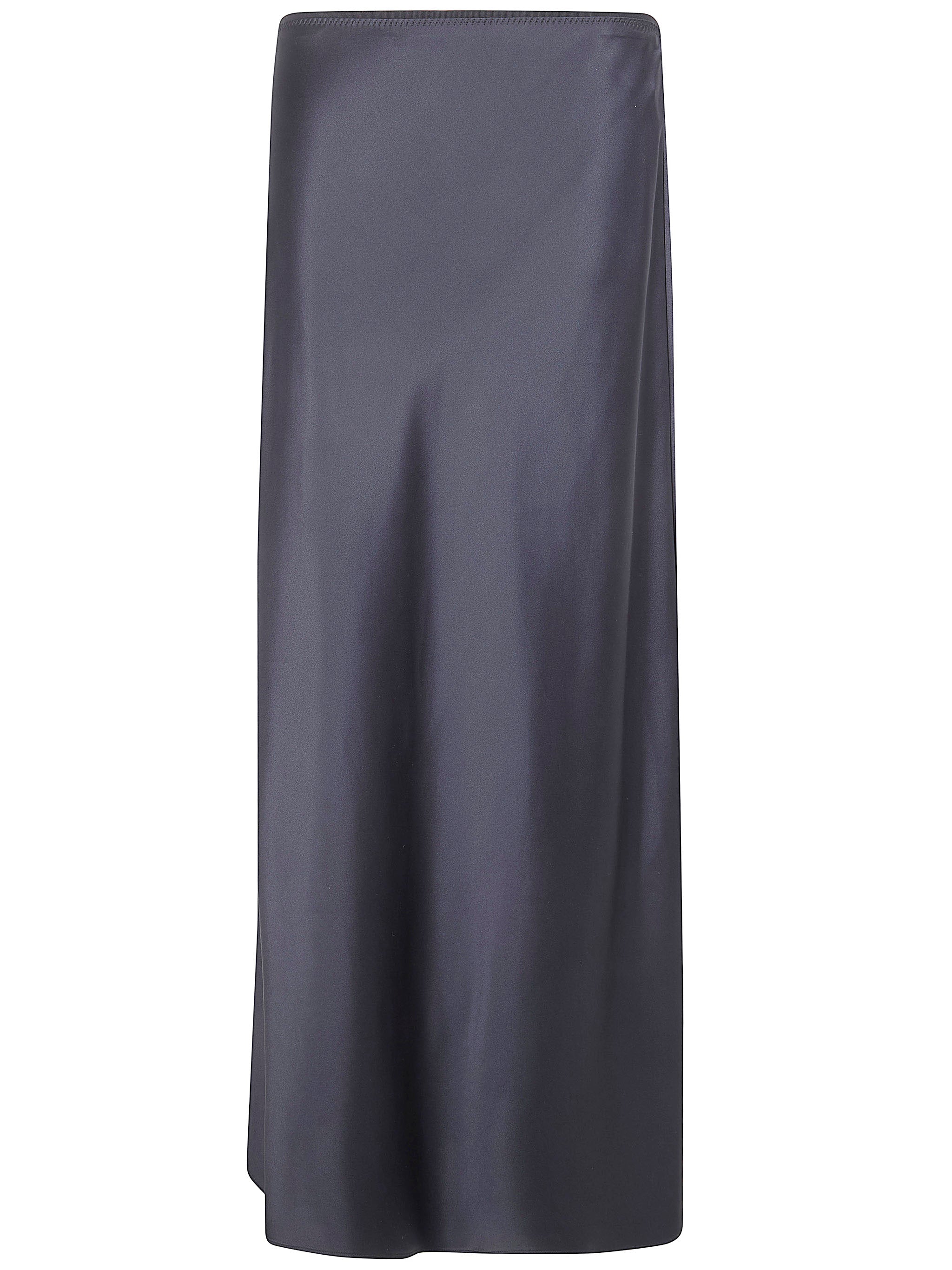 "Isaak" Long Skirt Silk Satin