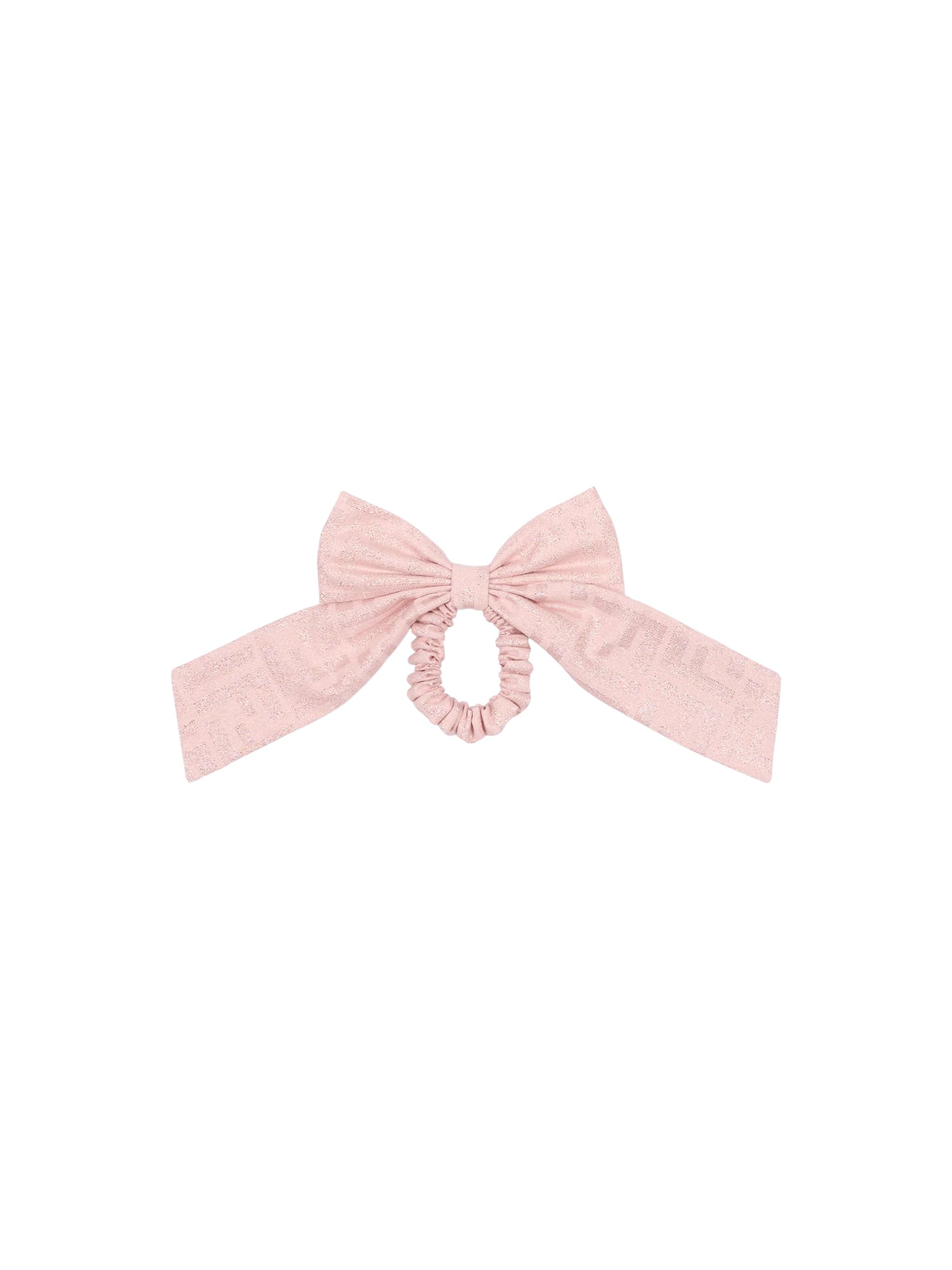 Kids "Ff" Lurex Bow Scrunchie