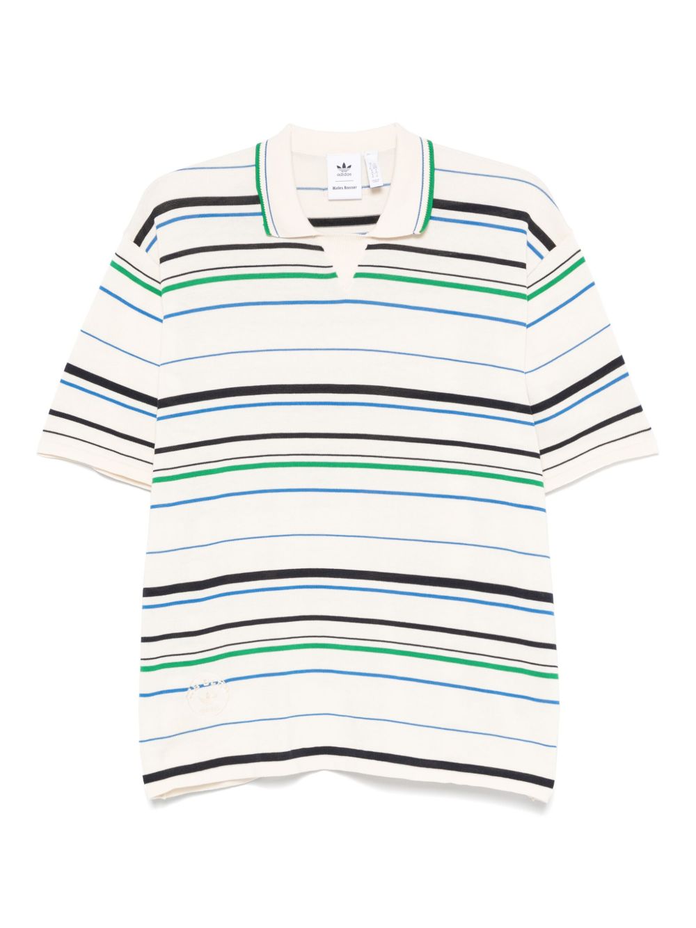 Cotton Blend Knitted Polo Shirt