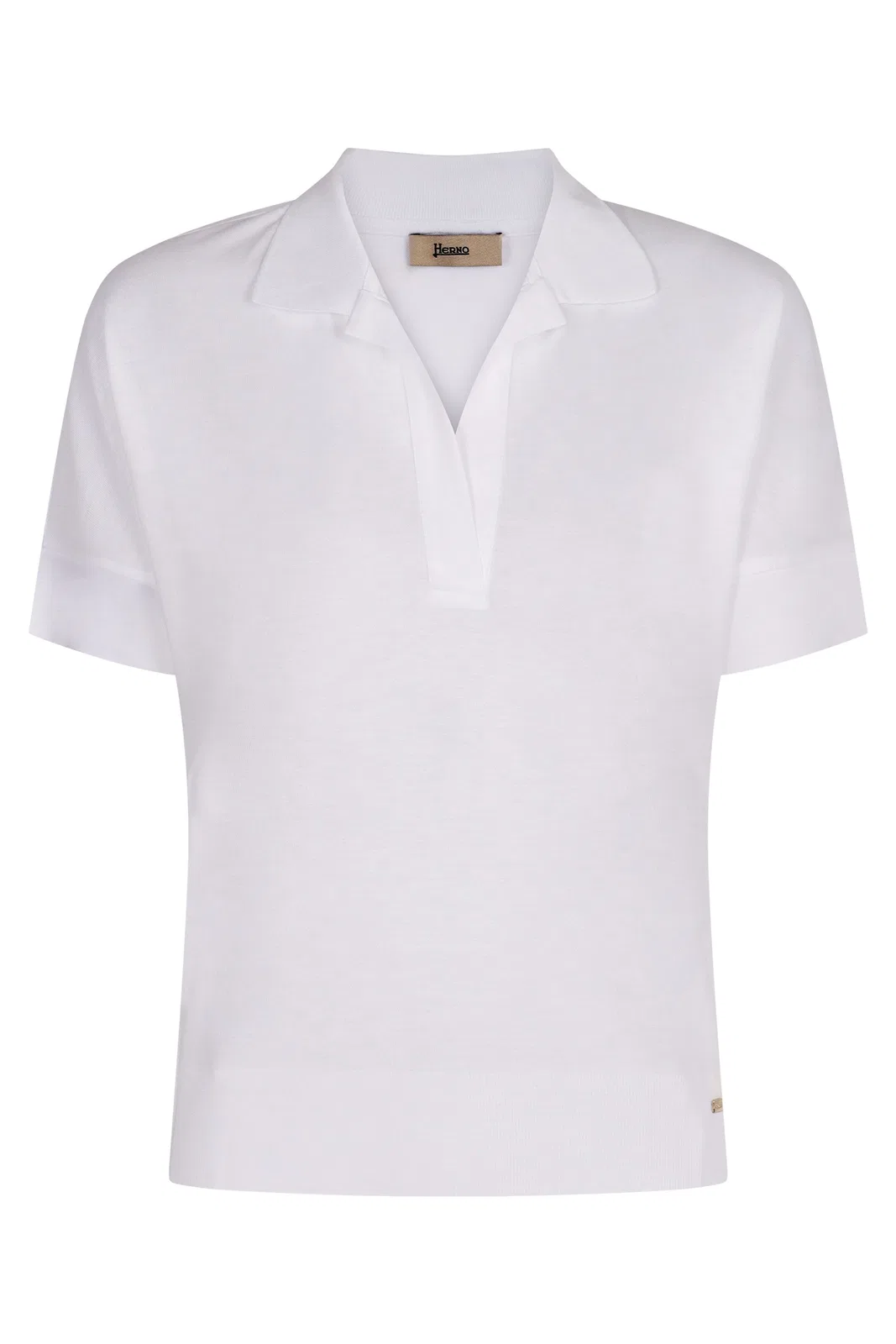Polo Mc White Dot Gold Logo