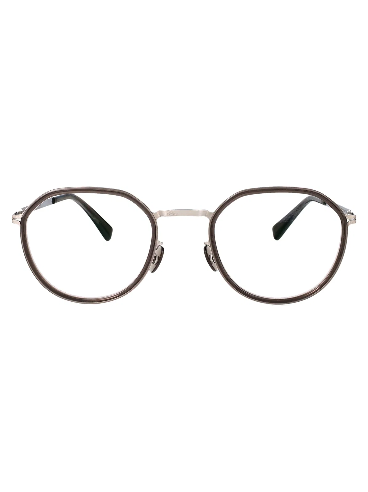 Mykita A74 Shiny Silver/clear Ash Acetate Glasses