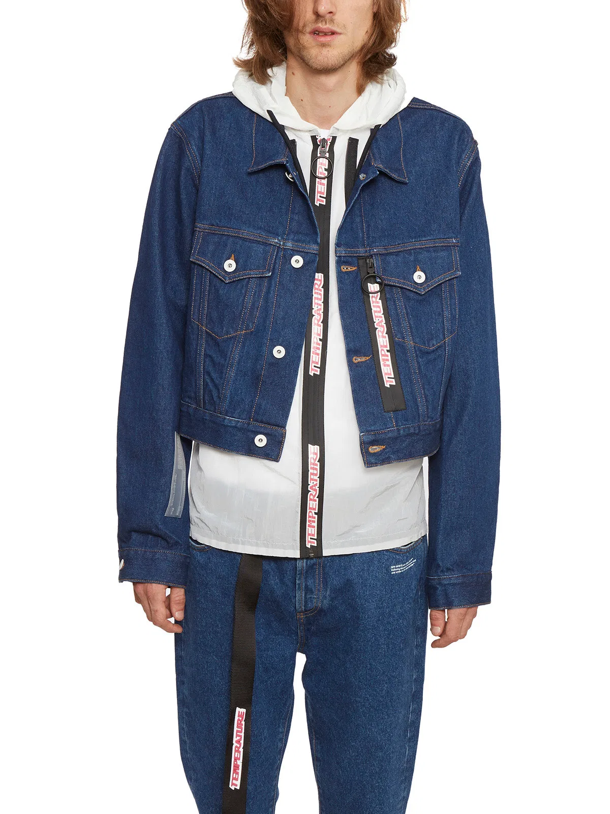 Dubbed Short Denim Jacket