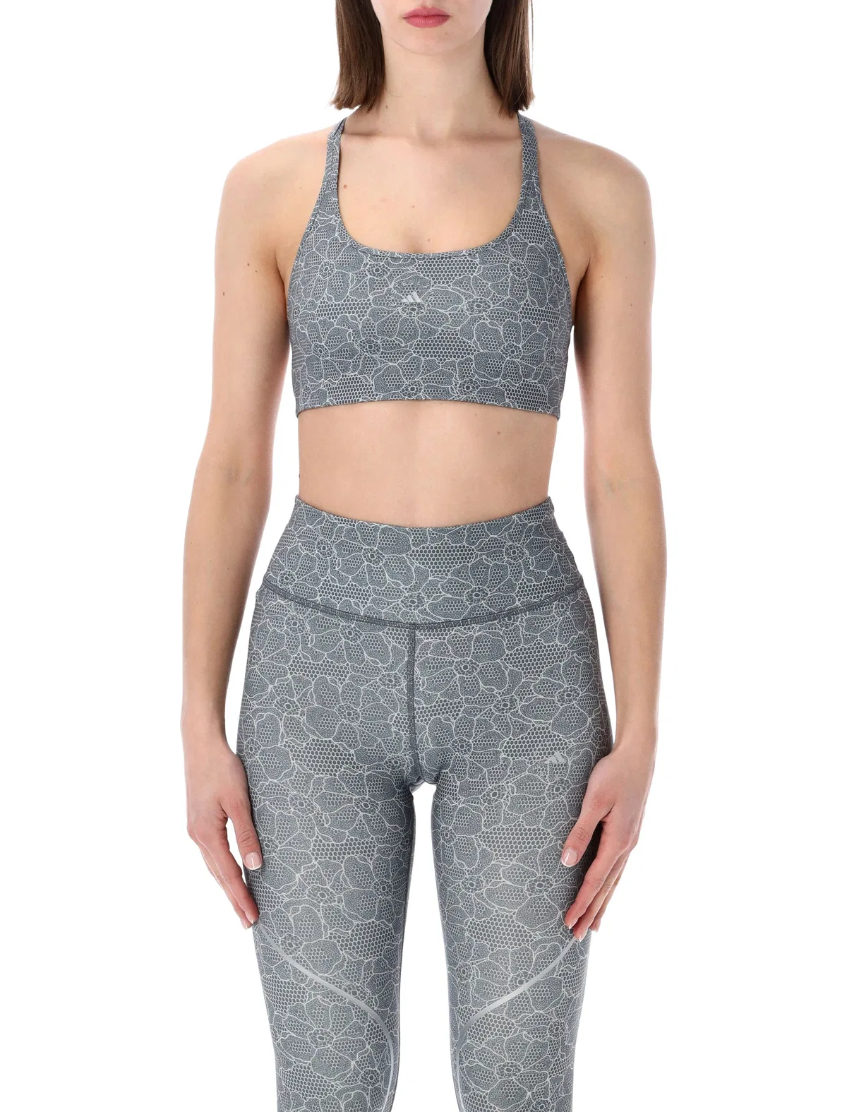Adidas By Stella Mccartney Adidas By Stella Mccartney Printed Mini Crop Top