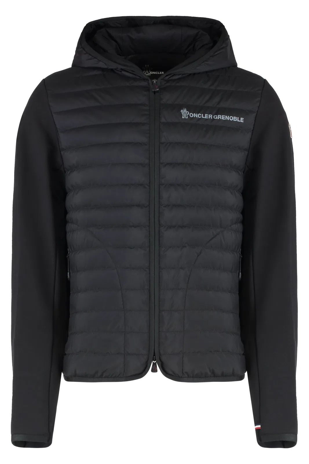 Cardigan With Padded Front Panel