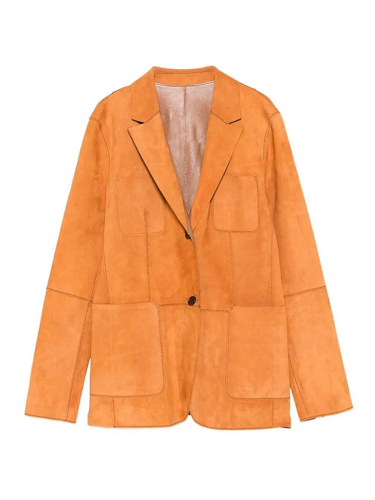 Reversible Leather Blazer