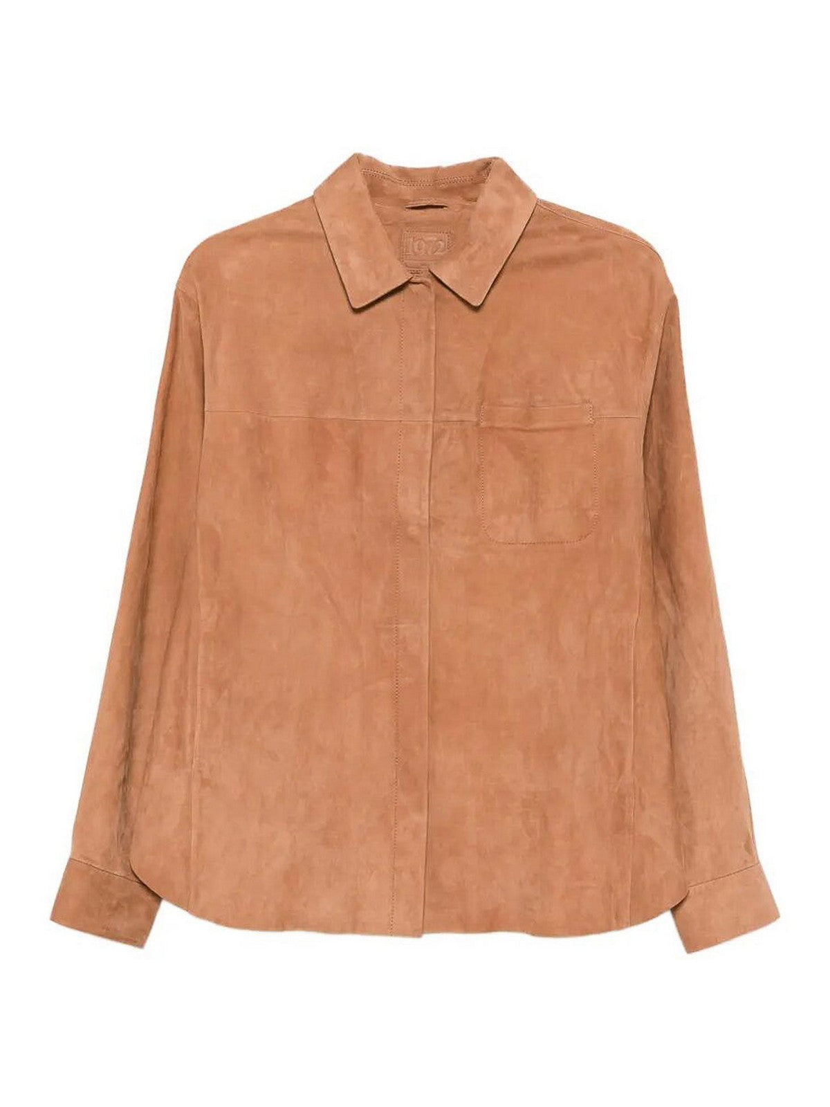 Leather Shirt Jacket
