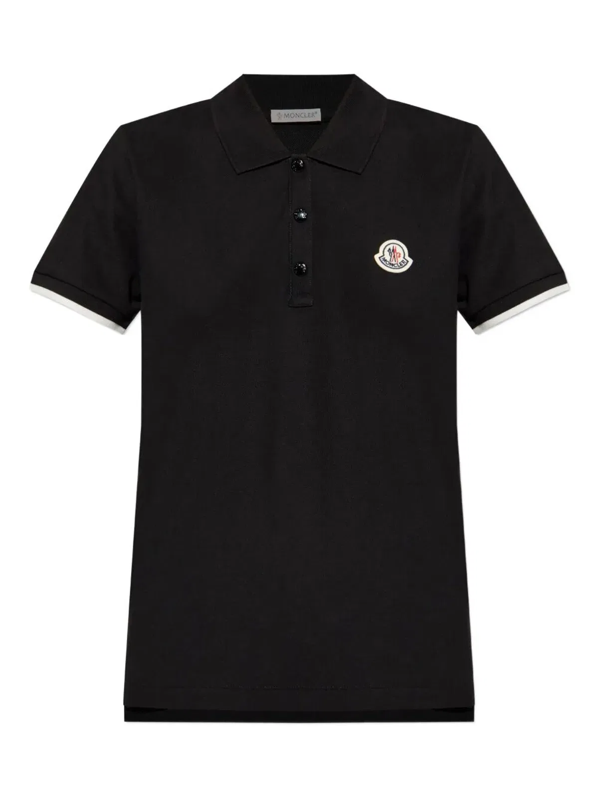 Logo Patch Cotton Piqué Polo Shirt