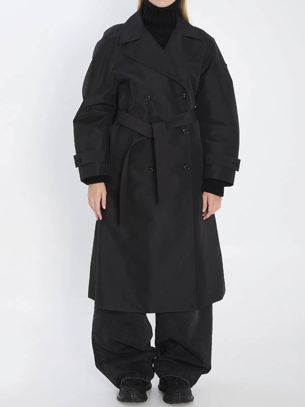 4 Moncler Edward Enninful - Zake Long Trench Coat
