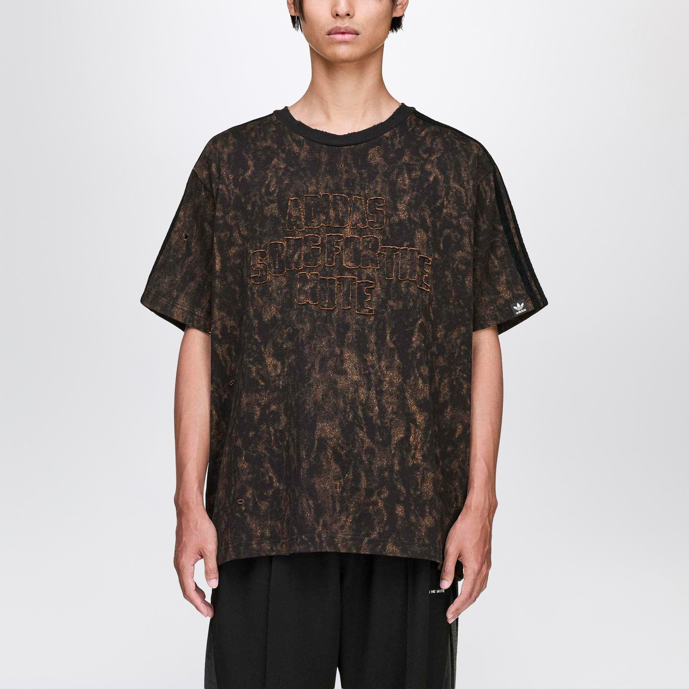 T-Shirt Song For The Mute Adi006 Black/Wild Brown