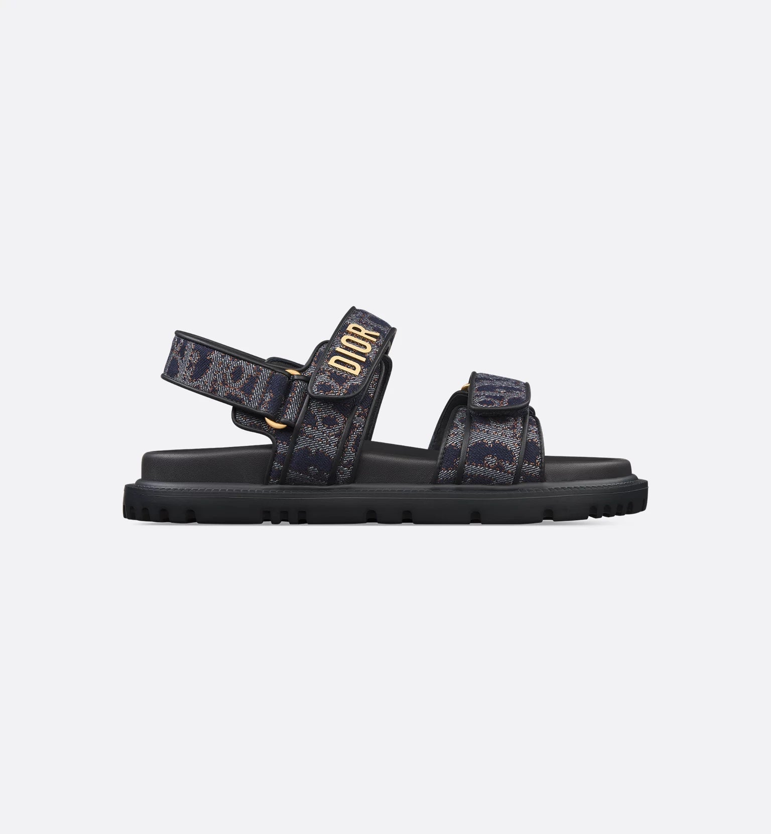 Blue Leather Sandal