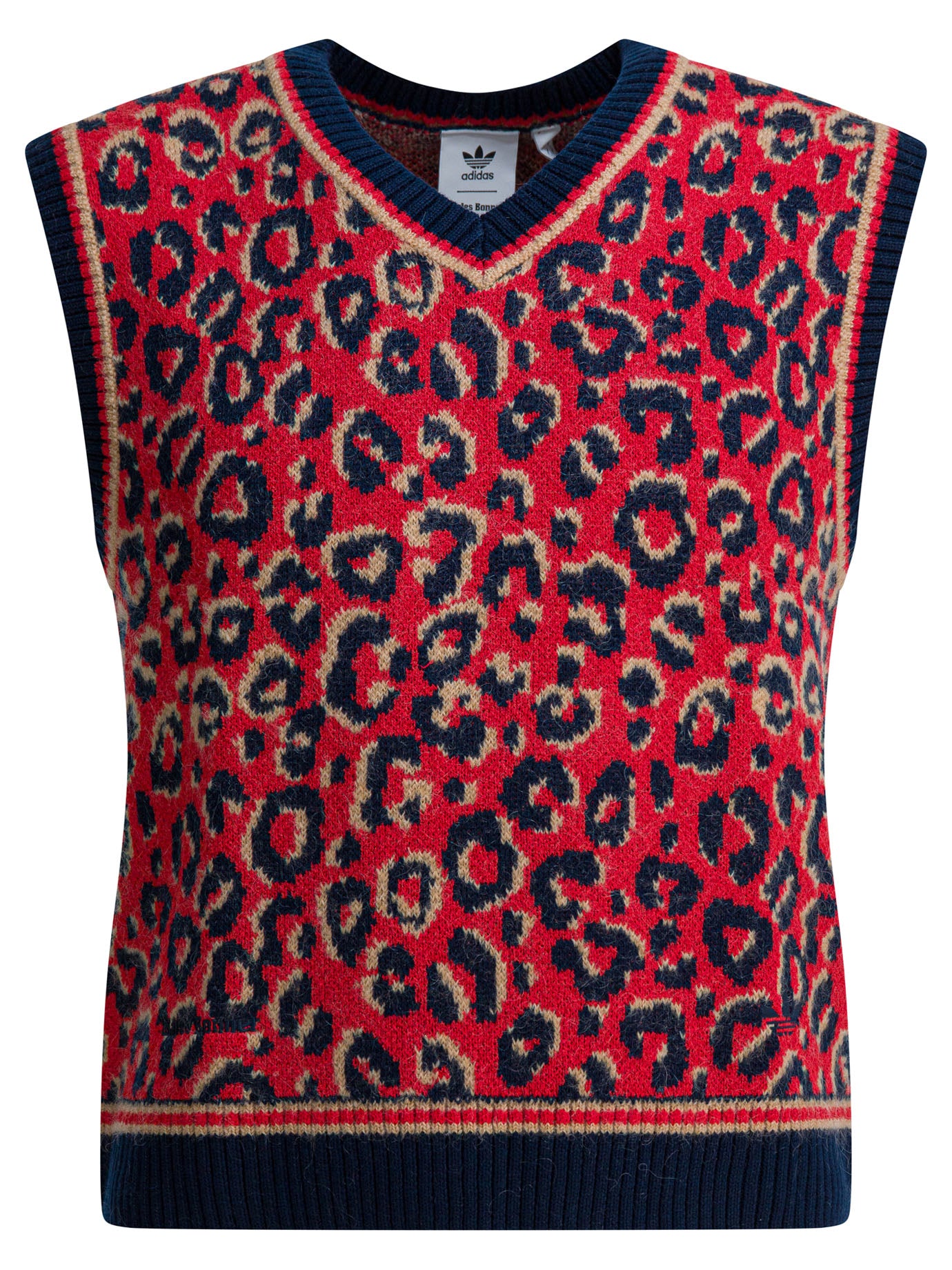 Red Wool Blend Knitwear