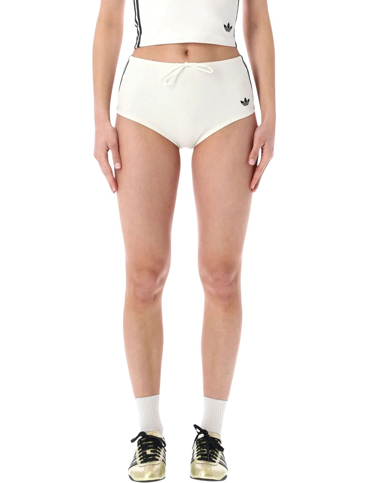 White Sport Tight Shorts