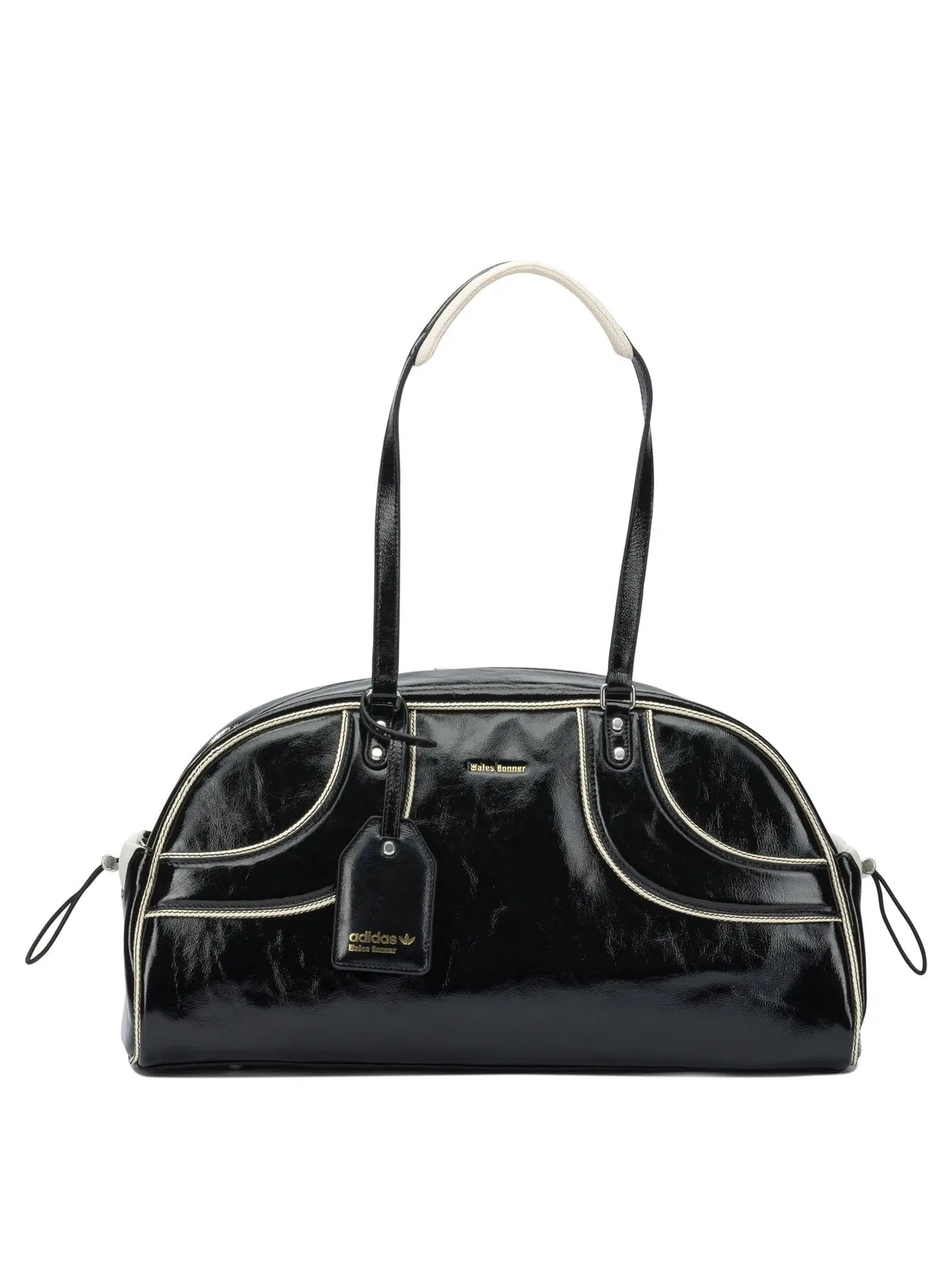 Black Cow Leather Sport Bag