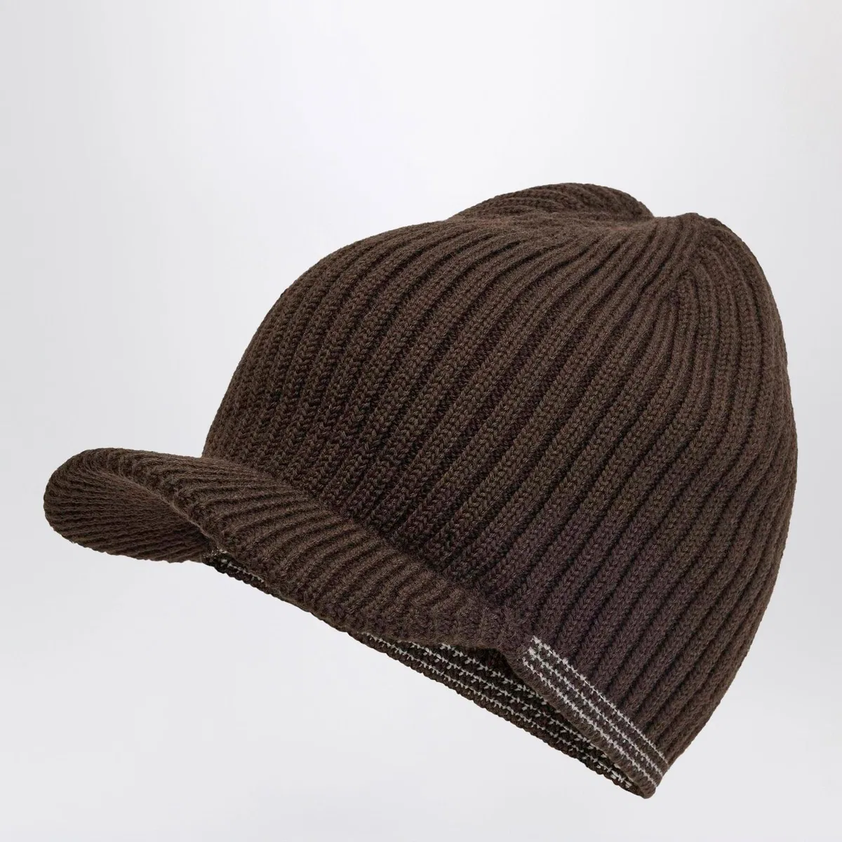 Adidas Originals Adidas X Wales Bonner Coffeecolored Wool Visor Cap In Brown