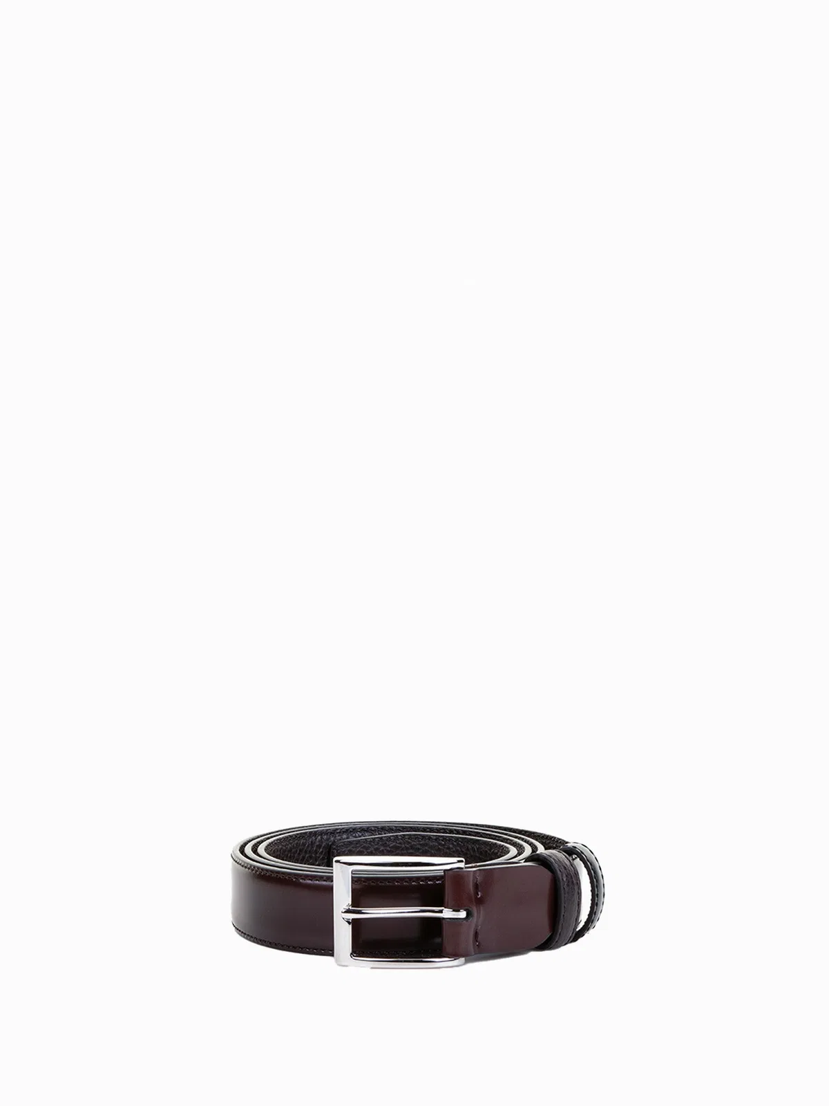 Semi-Gloss Leather Belt