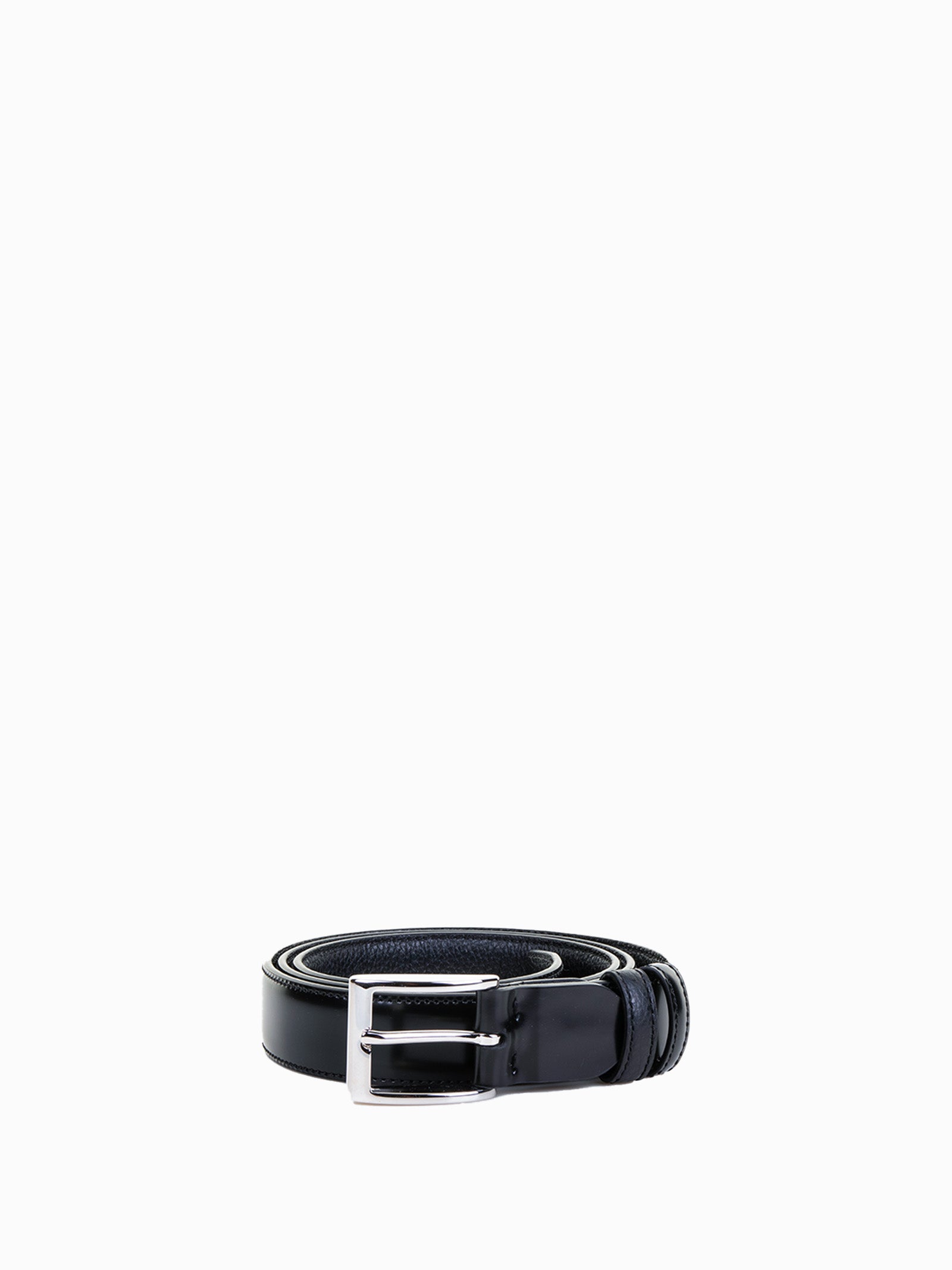 Semi-Gloss Leather Belt