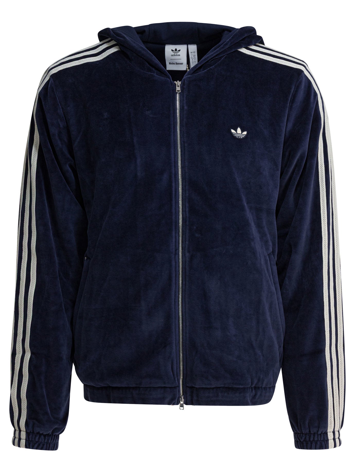 Blue Cotton Blend Sweatshirt