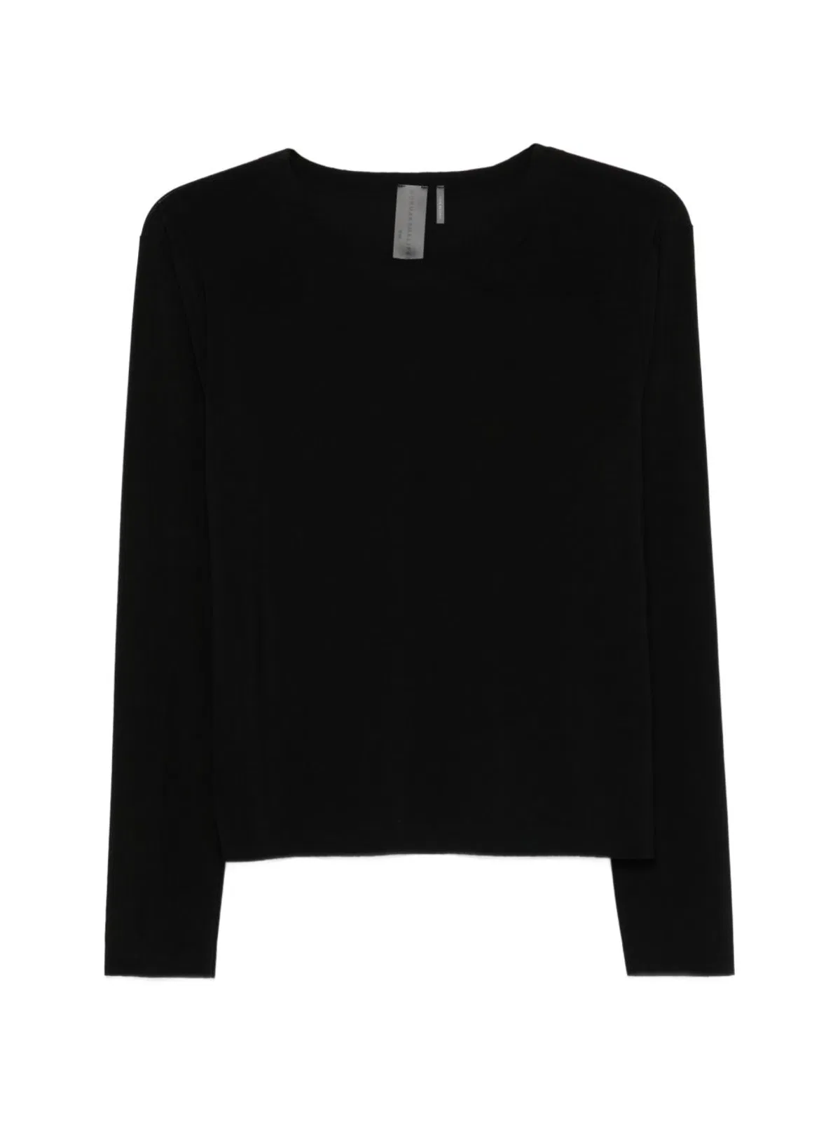 Black Polyester-Elastane Top