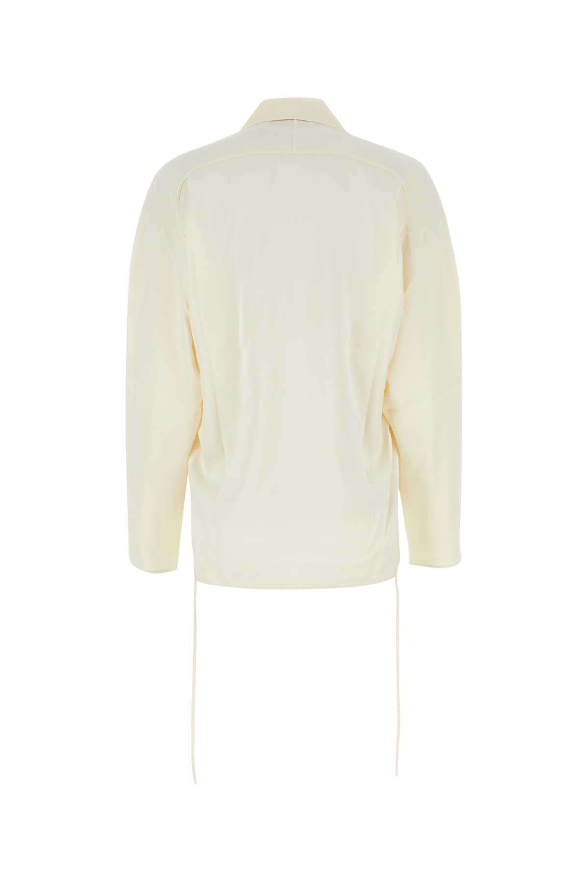 Ivory Satin Shirt