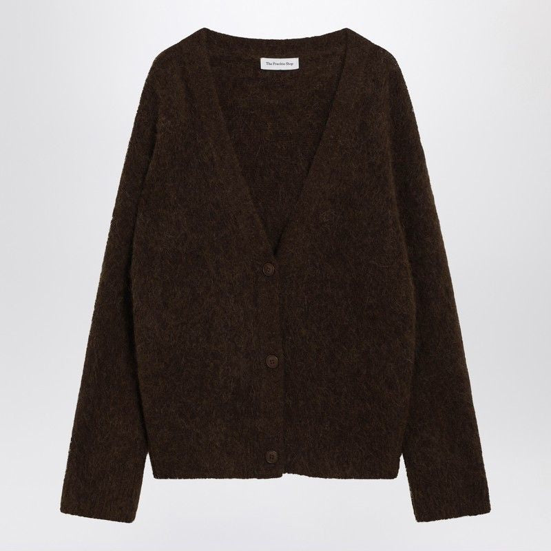 Olive Brown Oversized Elland Cardigan
