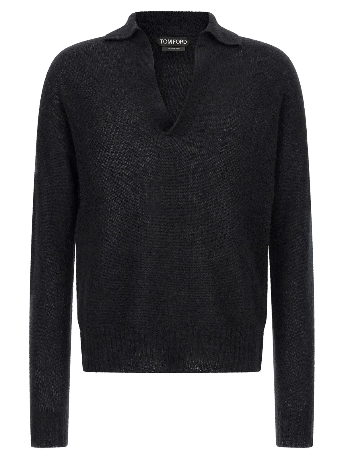 Cashmere And Silk Polo Shirt