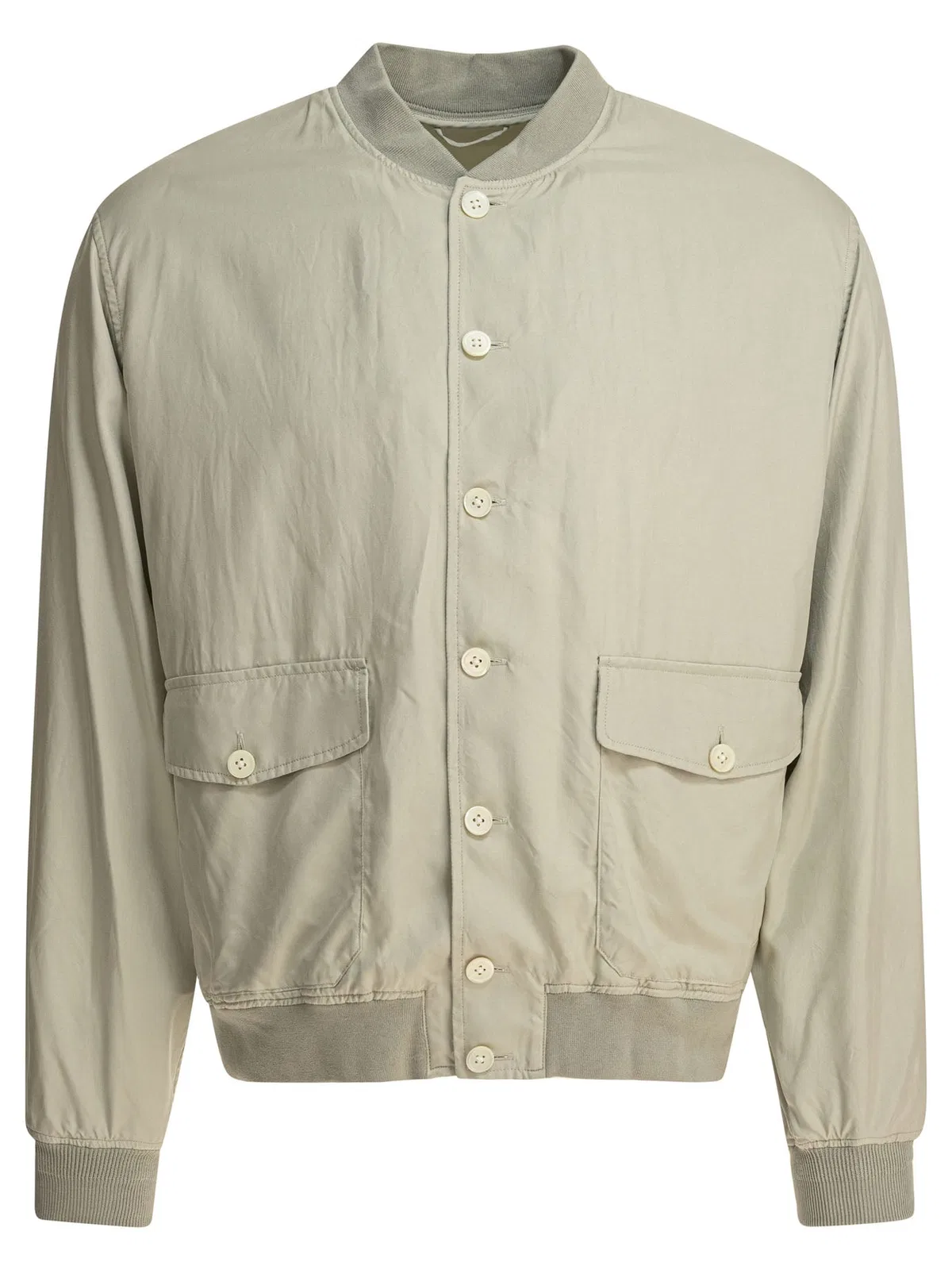 Grey Silk Jacket