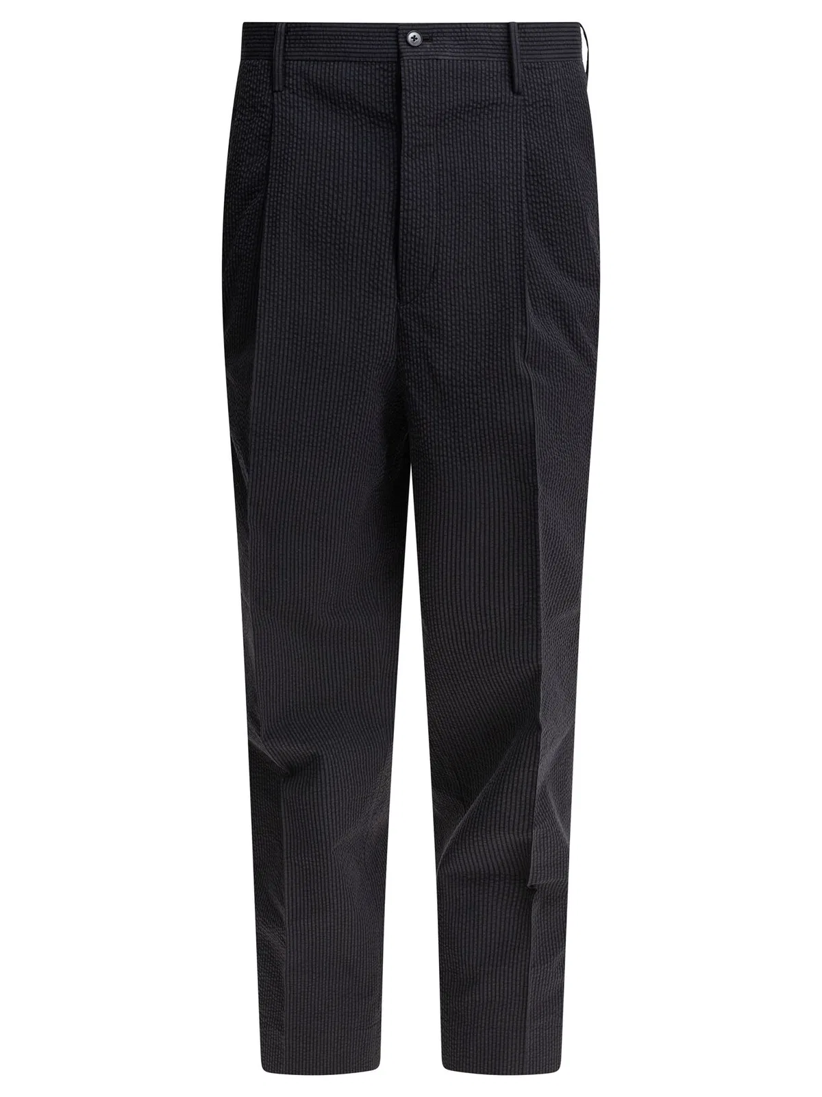 Blue Silk Trousers