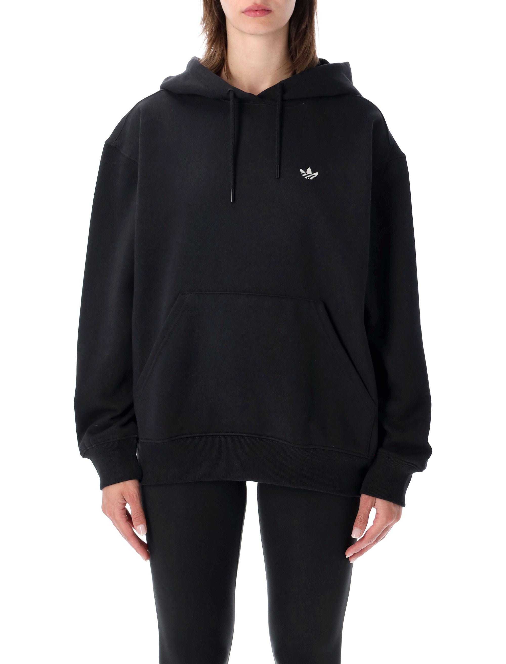 Essentials Black Oversized Hoodie
