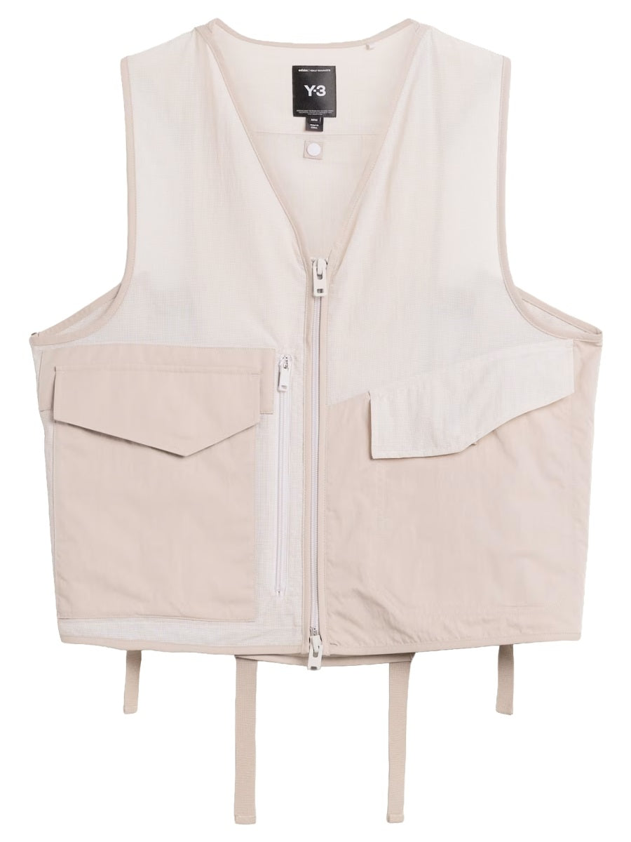 Beige Polyamide Vest