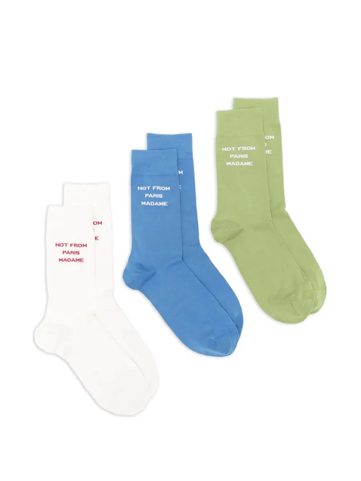 "Le Pack De Chaussettes Slogan" Socks