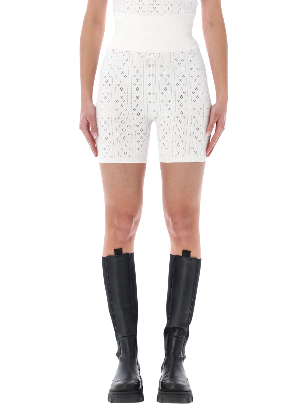 Pointelle Knit Shorts