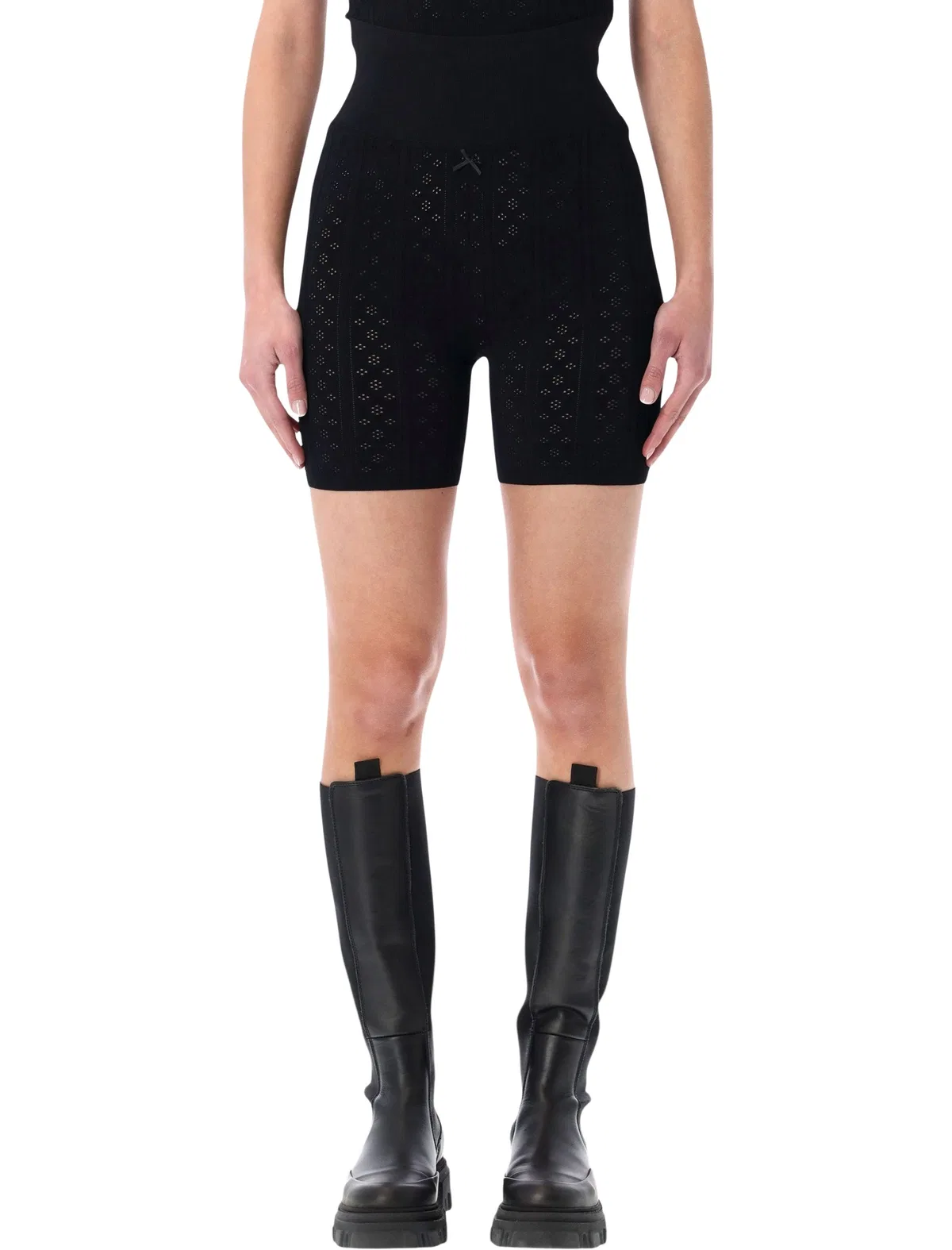 Pointelle Knit Shorts