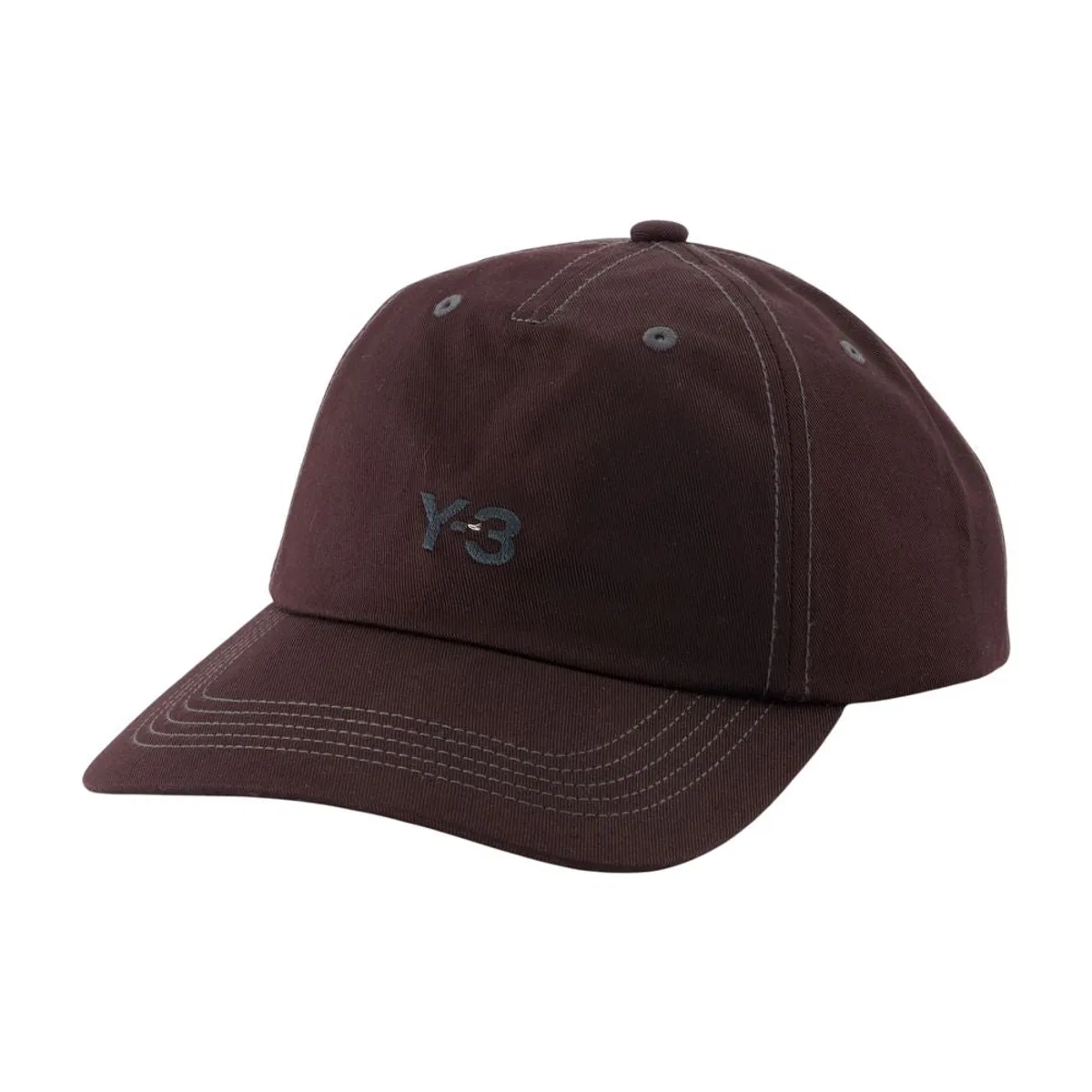 Y-3 Dad Cap In Burgundy