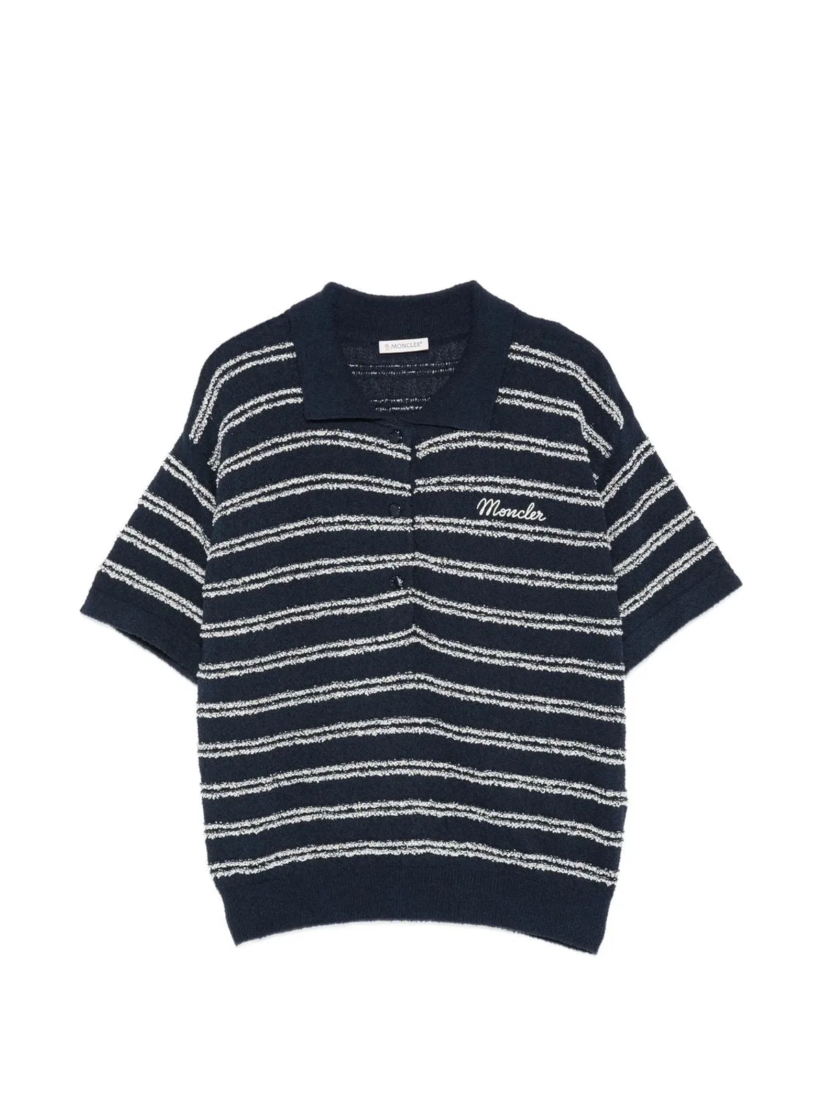 Striped Embroidered Polo Shirt