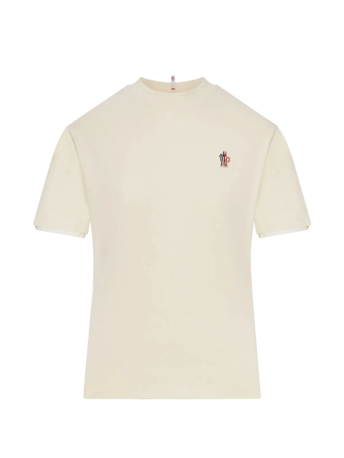 Natural Mc T-Shirt With Logo Patch