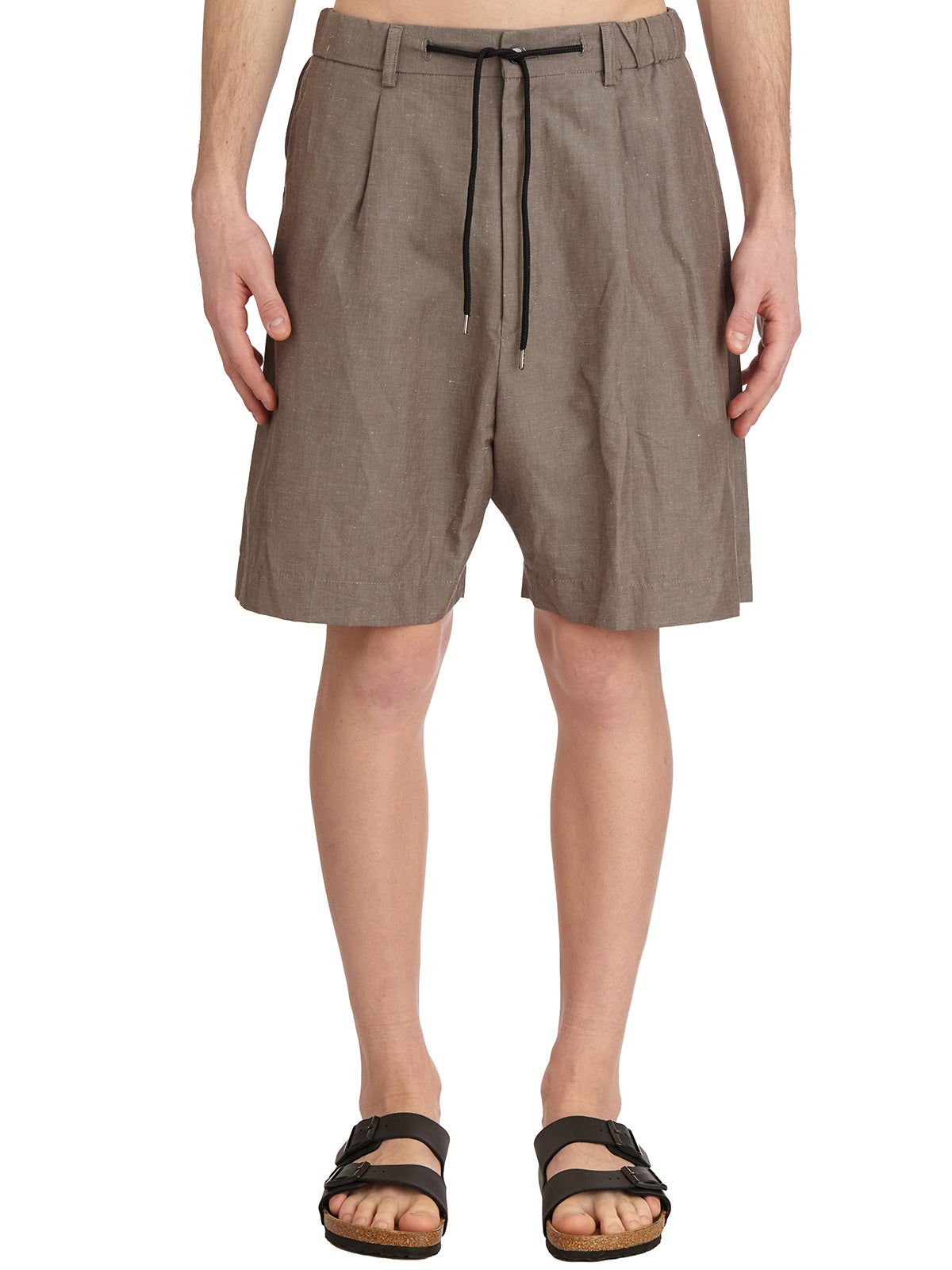 Ake Cotton And Linen Bermuda Shorts