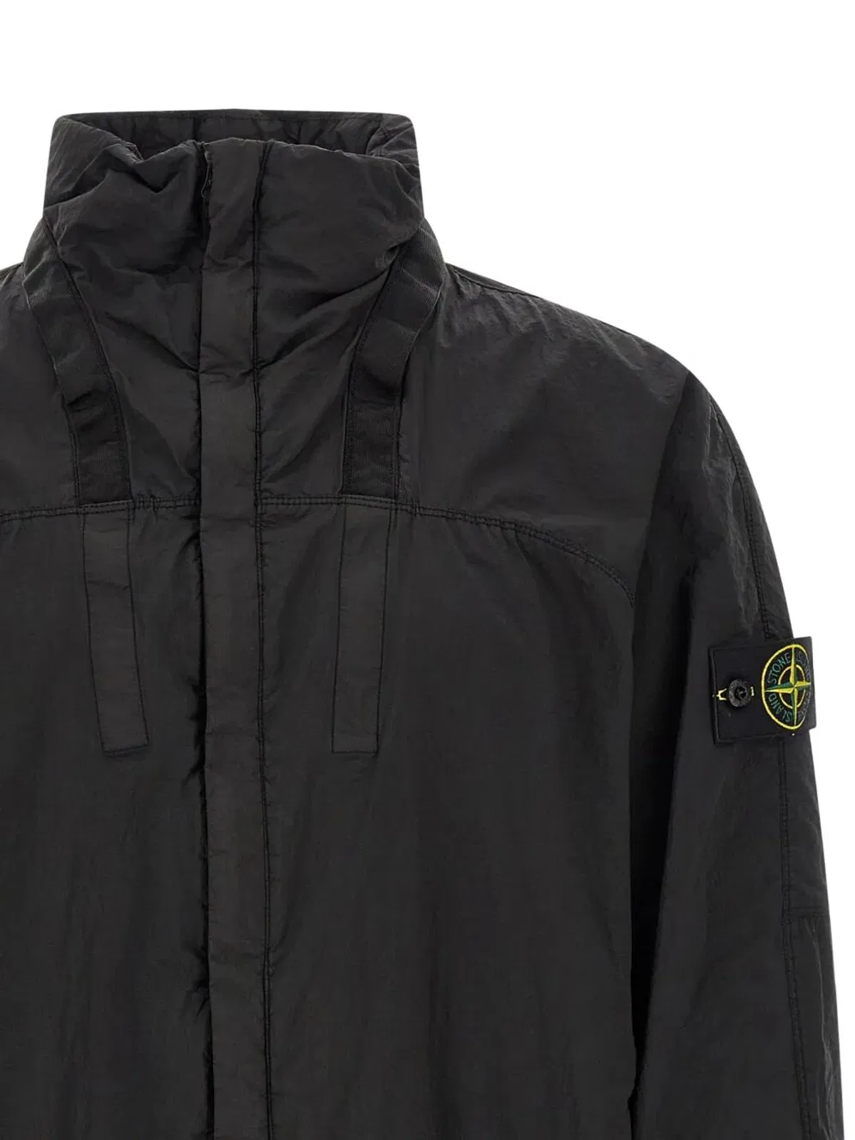 Stone Island "bomber" Jacket In Black