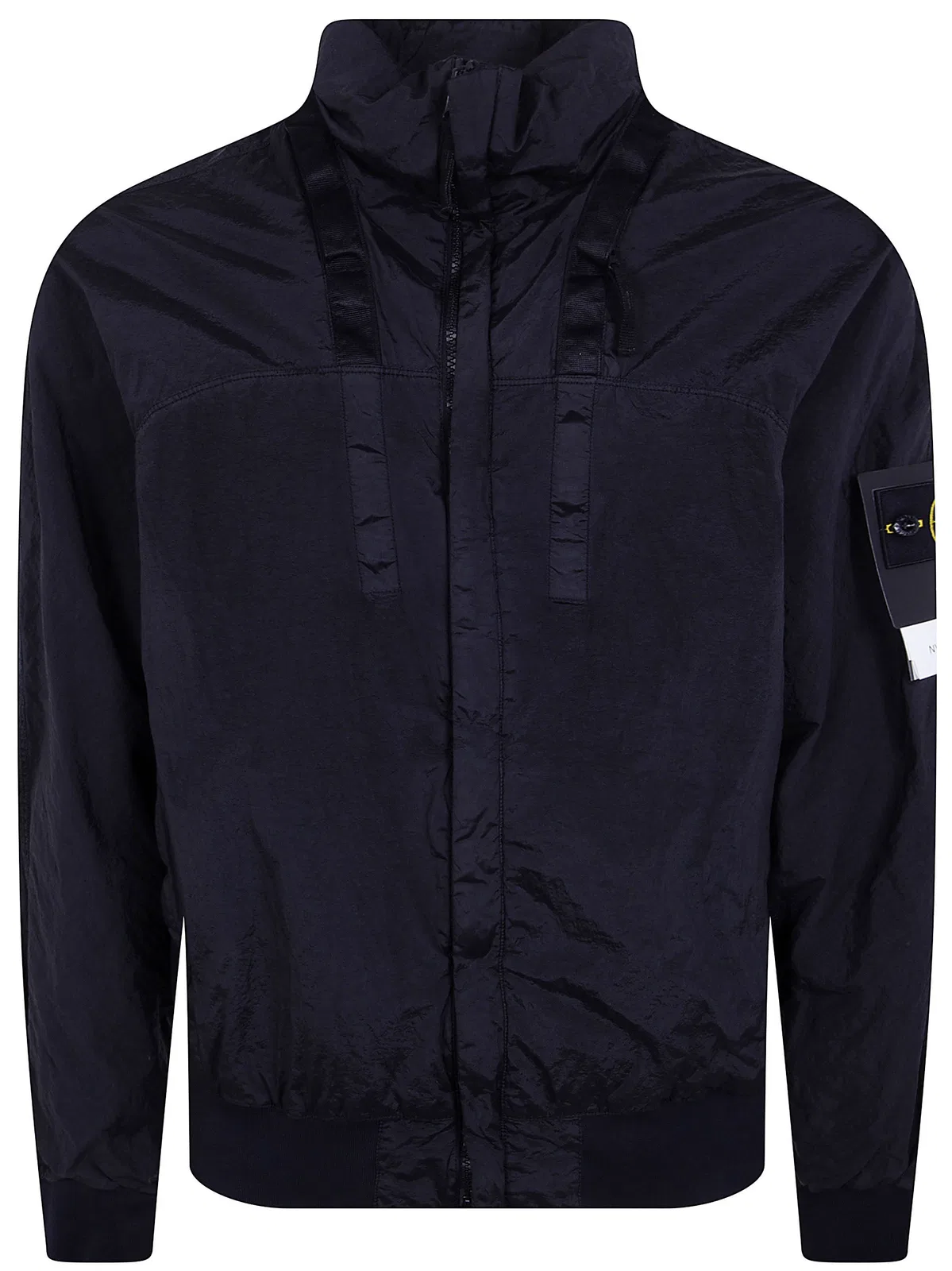 Stone Island "bomber" Jacket In Black